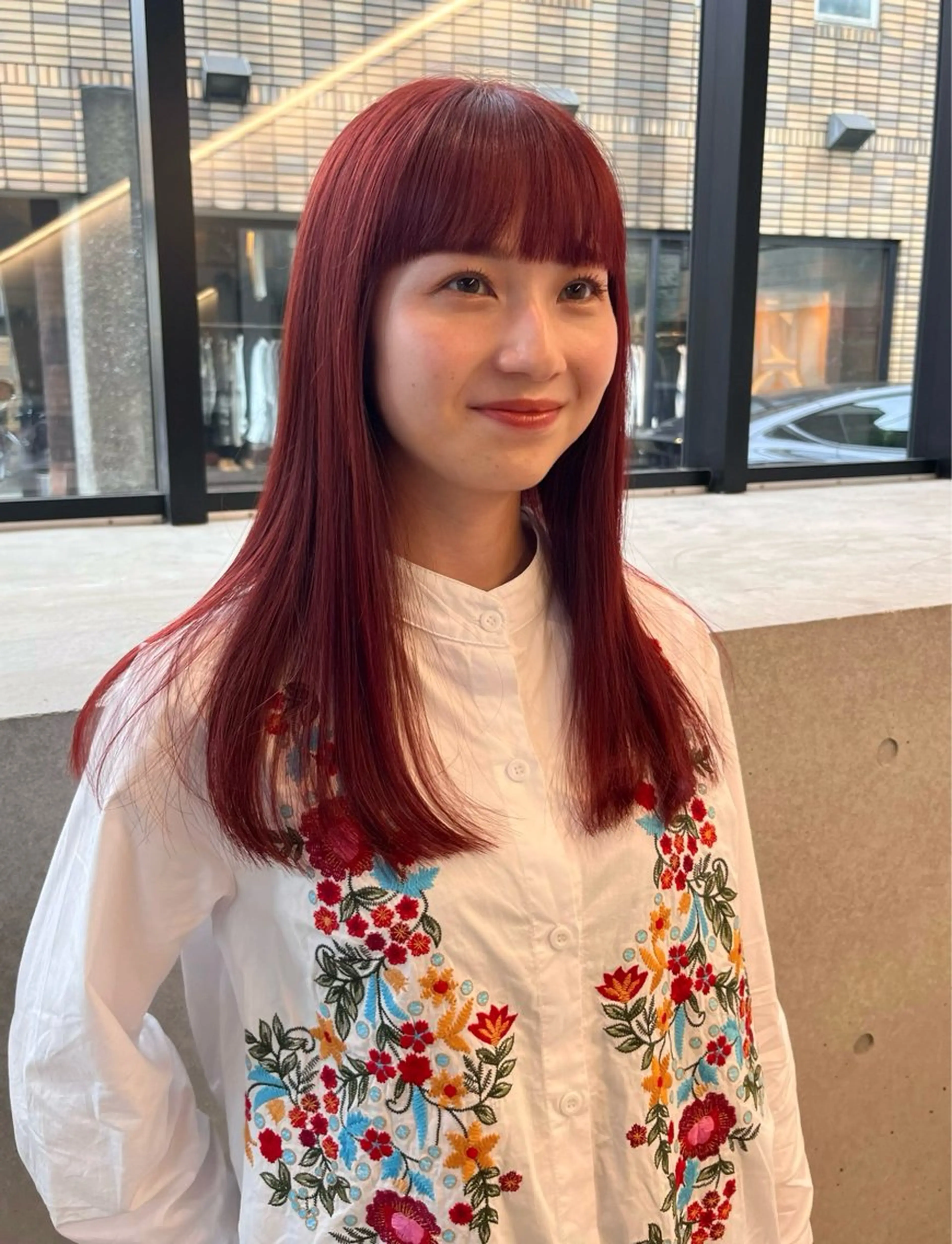 ロング カラー 韓国レイヤーカット/ 酸性縮毛矯正MIKUのヘアスタイル