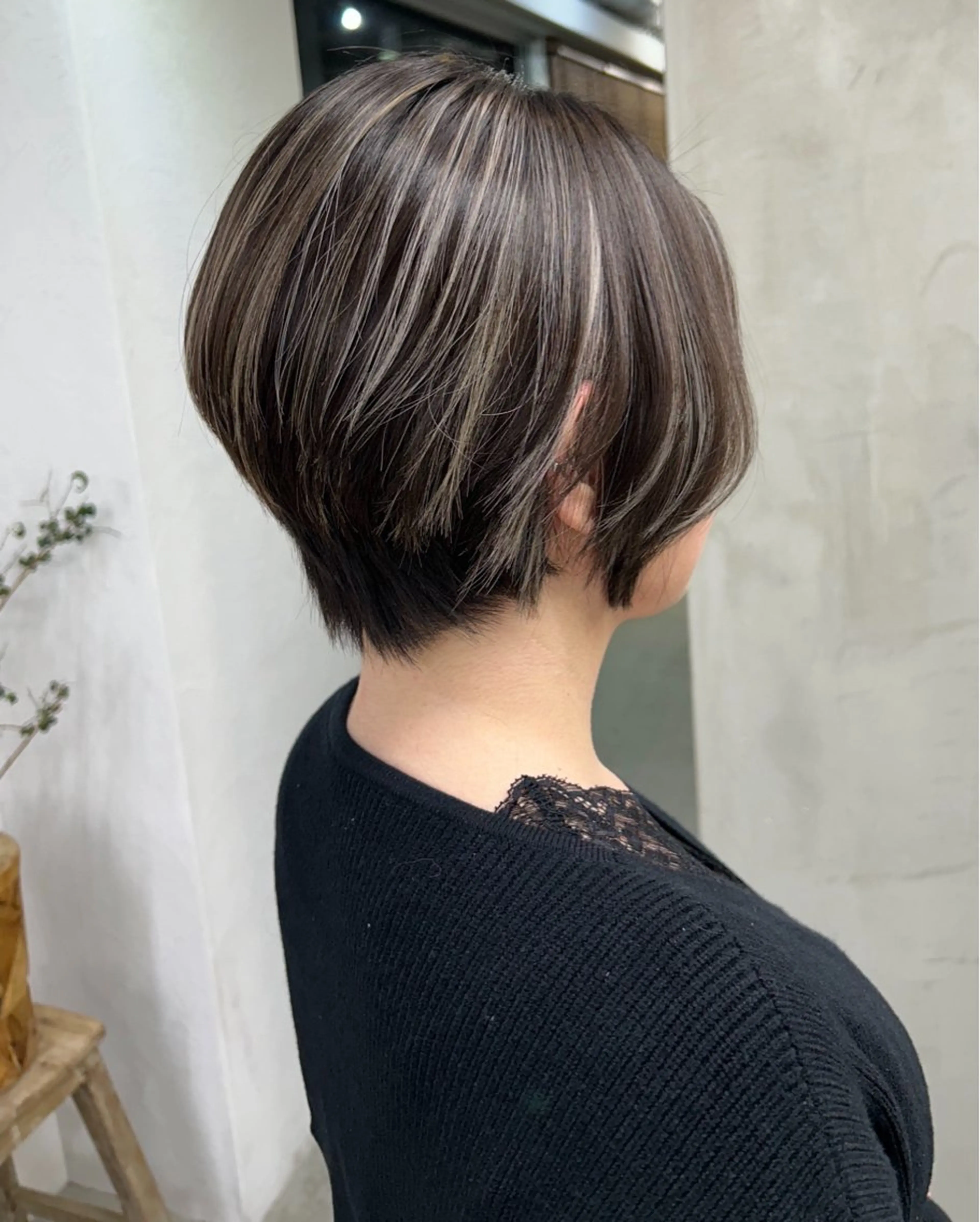 ショート カラー ﾔﾏﾅｶ ﾘﾘｶ🫐 寒色系ｶﾗｰ🫐のヘアスタイル