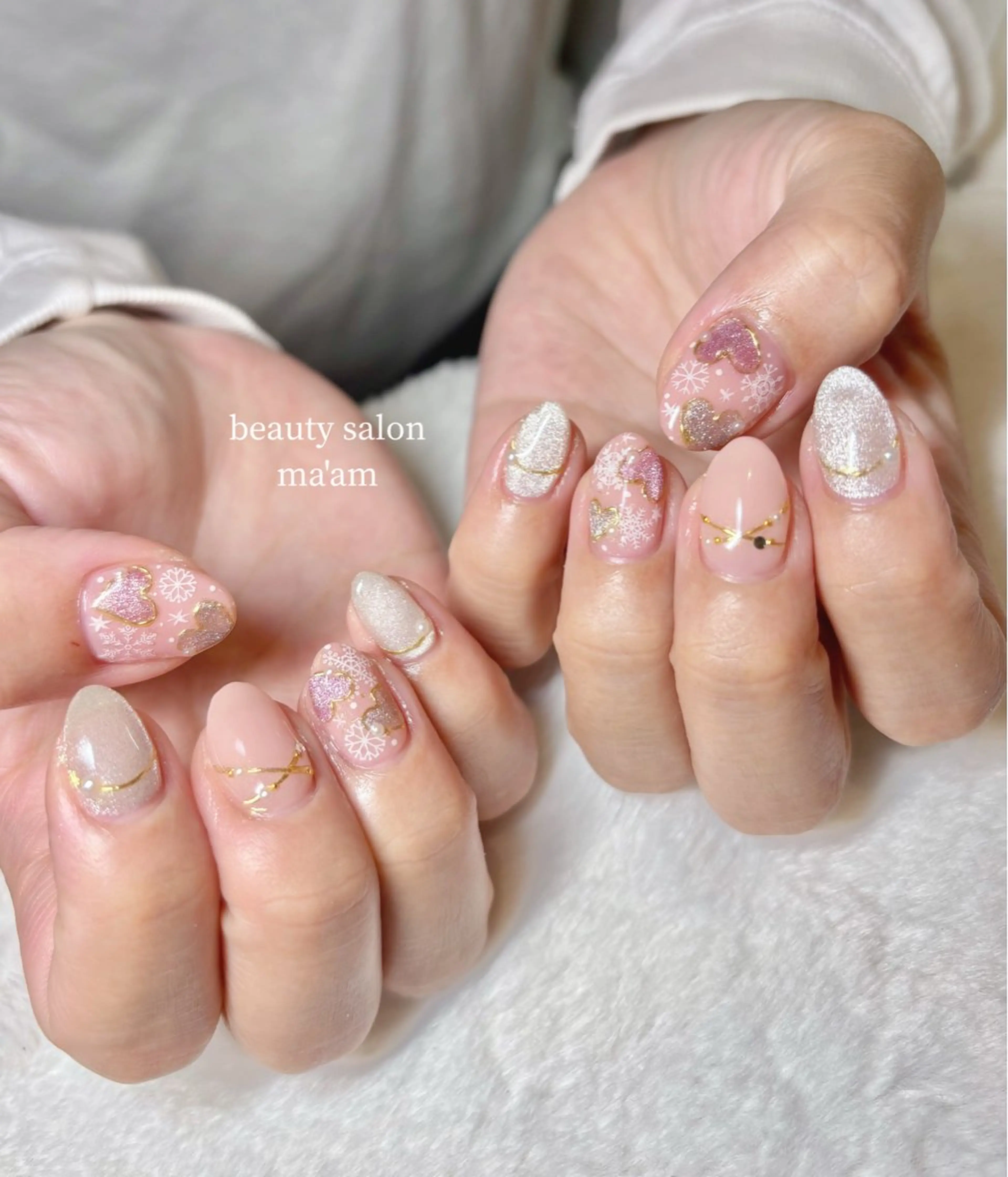 ネイル ハンドネイル beauty salon ma'am所属・chihiro 小路ネイルのネイルデザイン