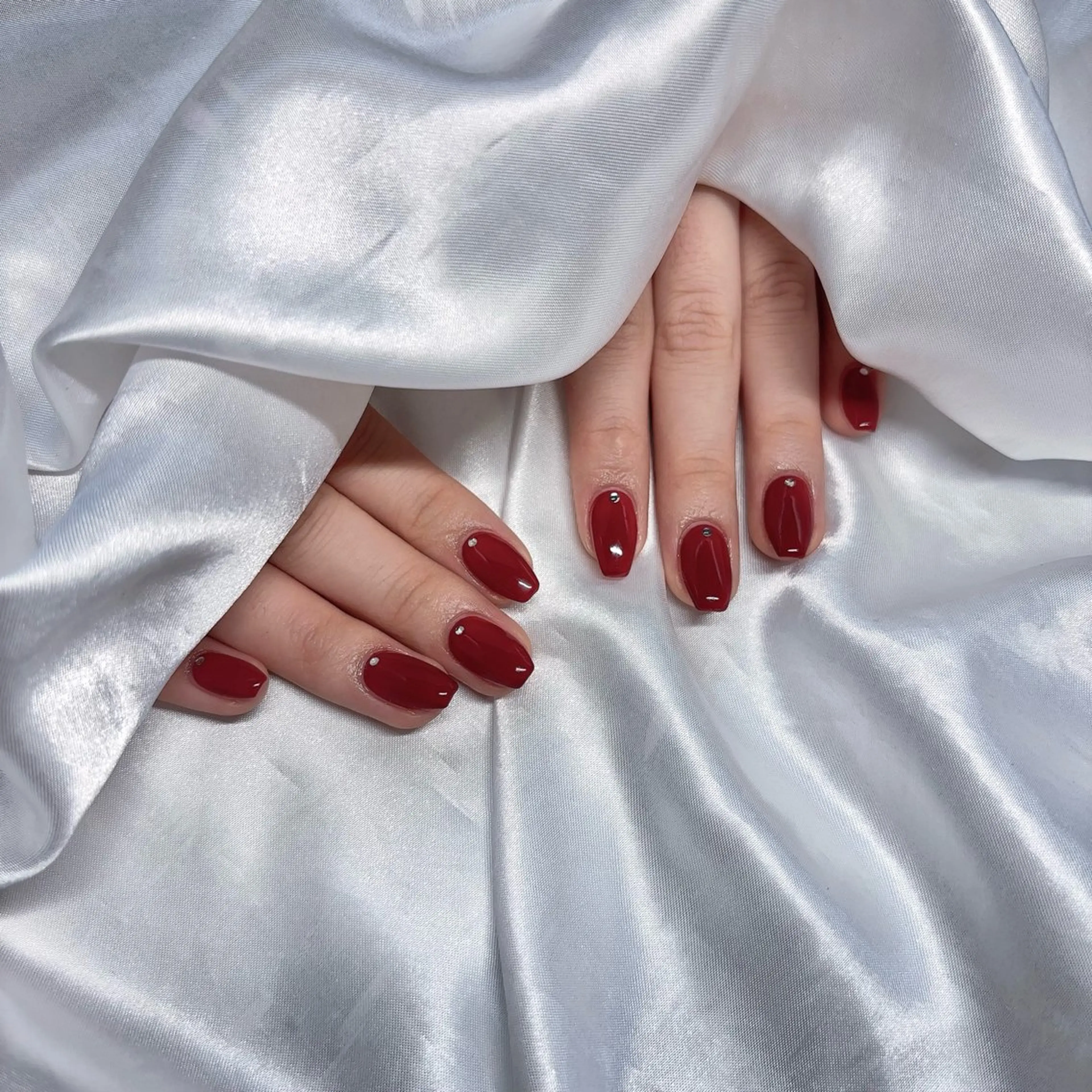 ネイル ワンカラーネイル ハンドネイル Lance nail Minaのネイルデザイン