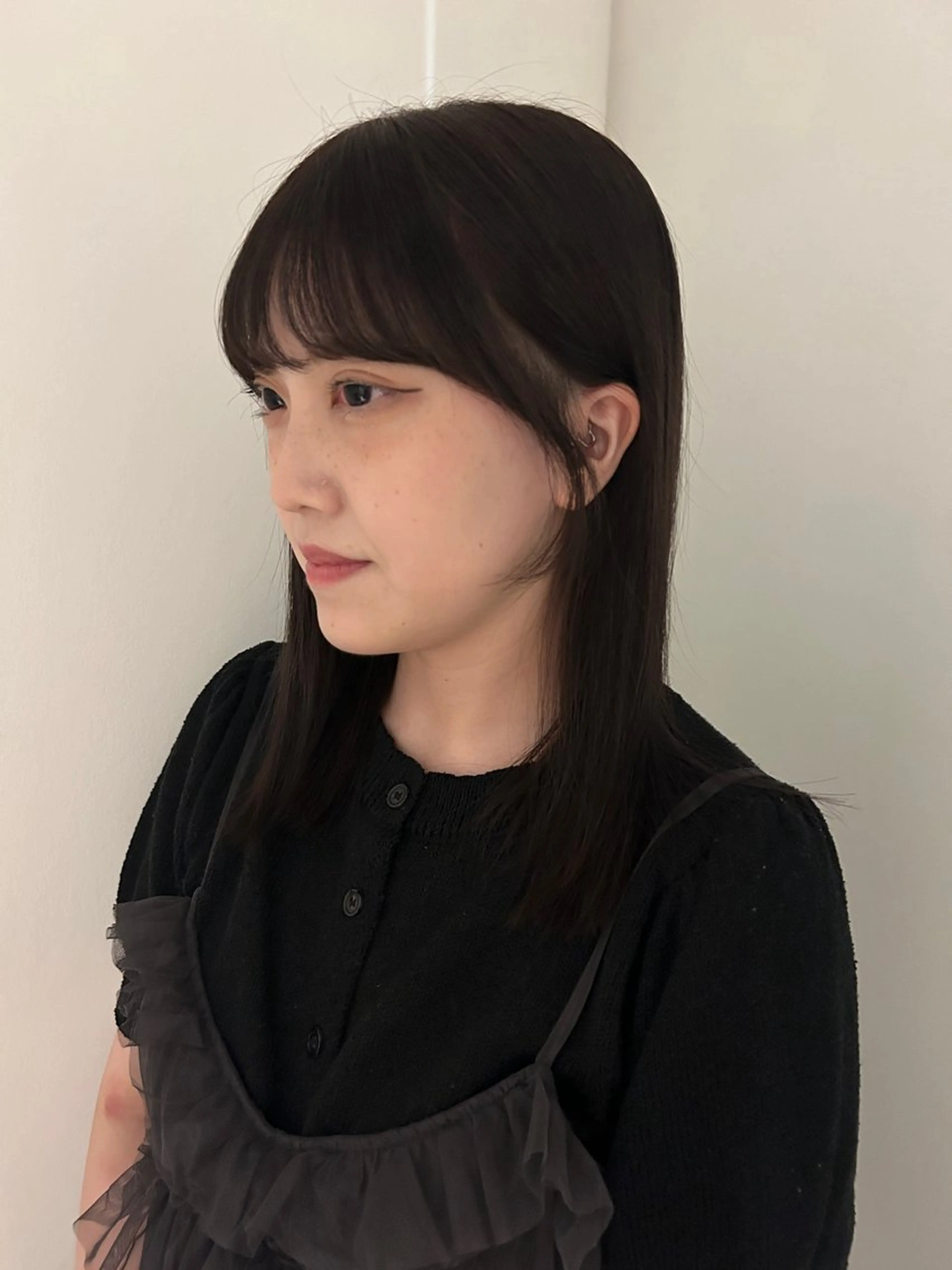 セミロング ヘアカラー 髙林 優衣のヘアスタイル