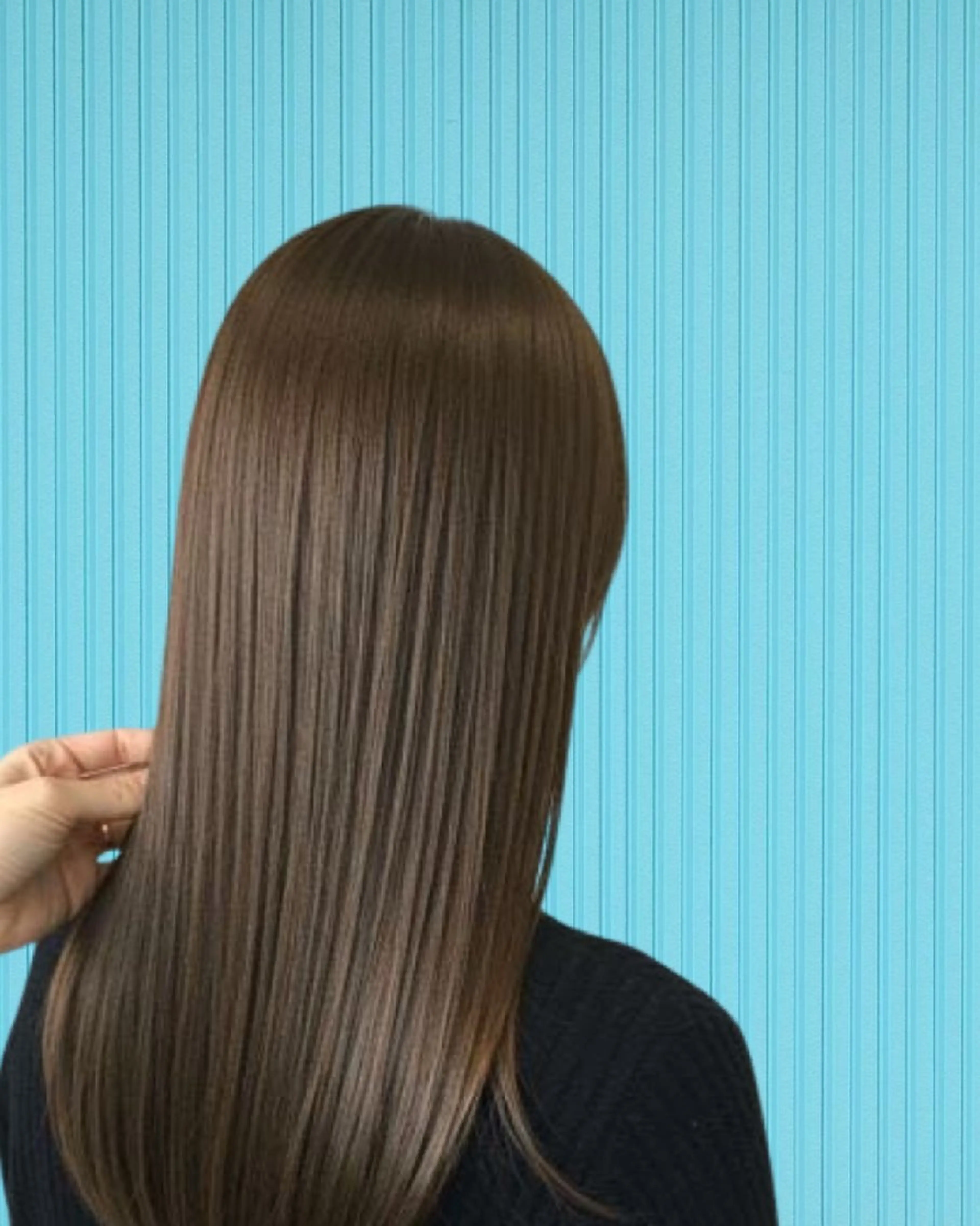 ロング カラー ヘアカラー 縮毛矯正 トリートメント ヘッドスパ 髪質改善＆白髪ぼかし カラー♡店長みやけ♡のヘアスタイル