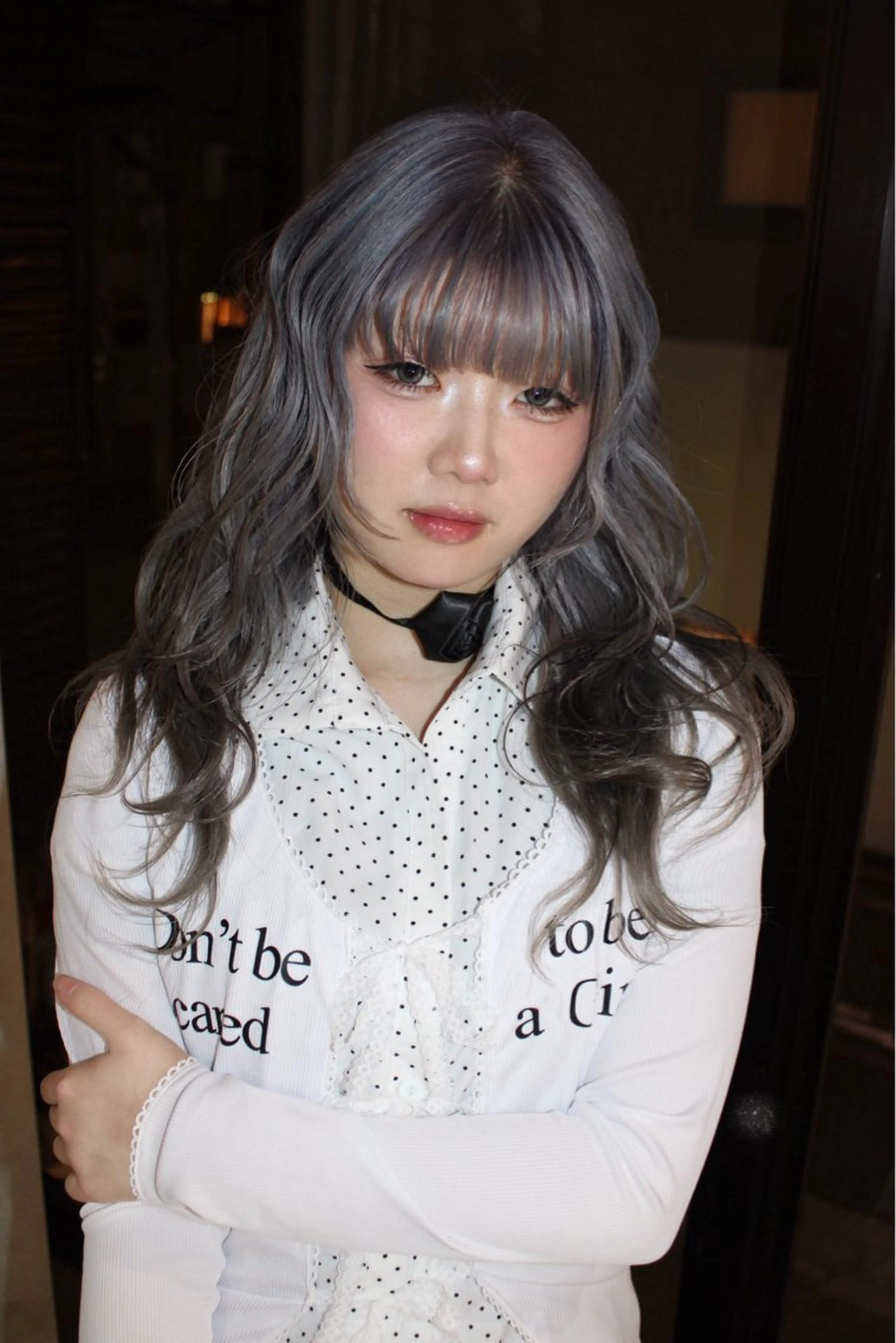 ロング カラー 透明感カラー ヘアカラー デザインカラーハイト ーン/konomiのヘアスタイル