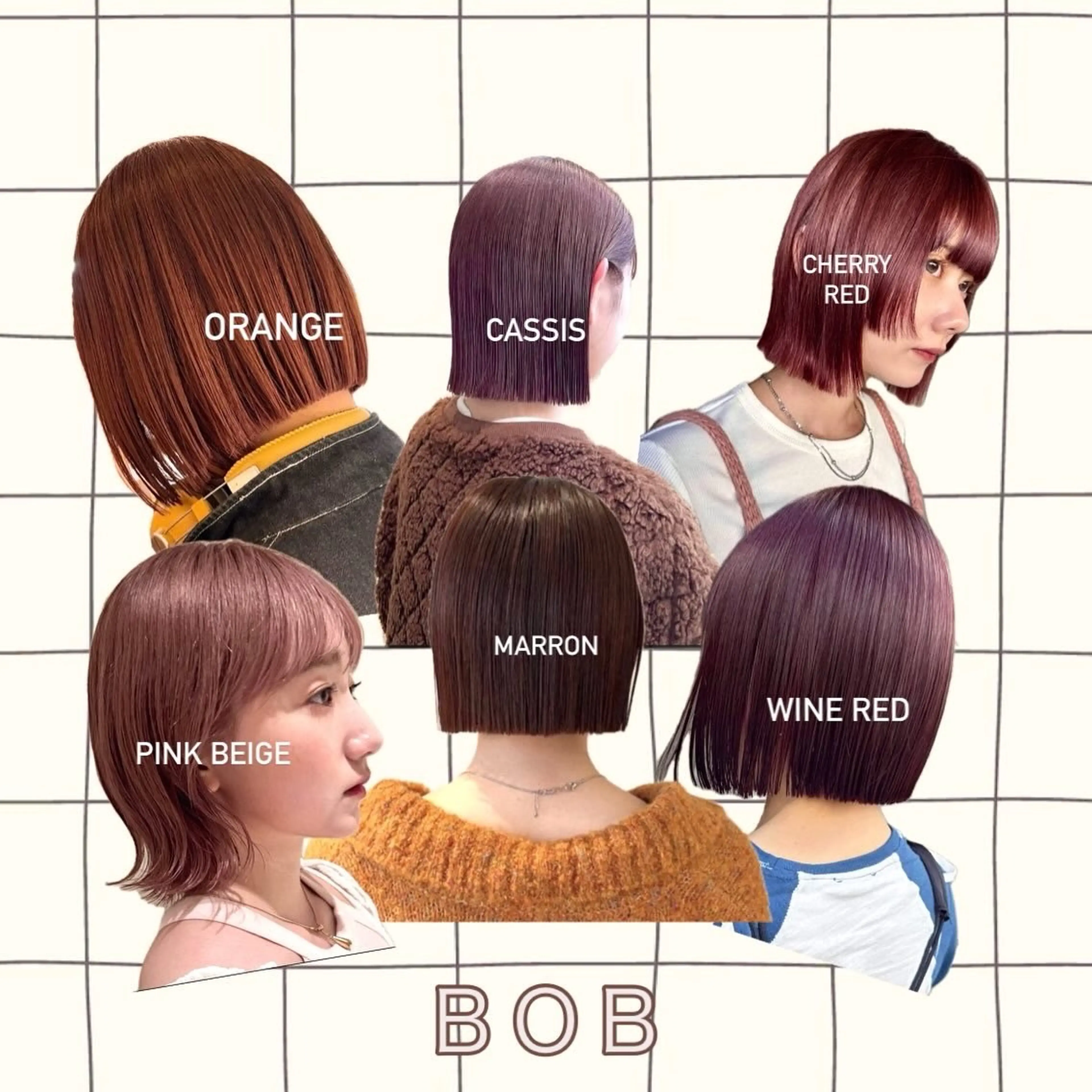 ショート カラー カット ヘアカラー トリートメント yuuka/ボブ/ダ ブルカラー/髪質改善のヘアスタイル