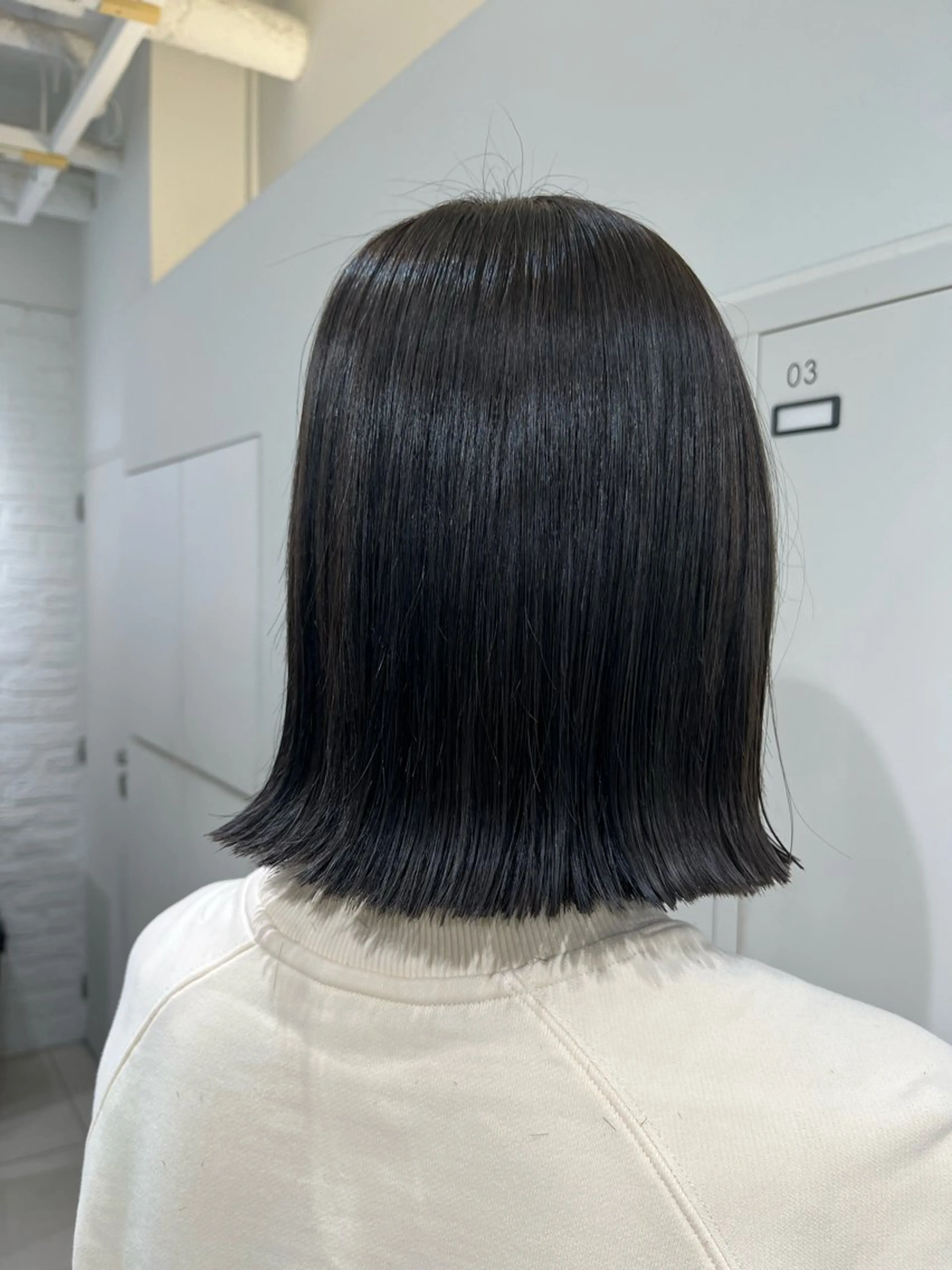 ミディアム カラー 透明感カラー グレージュ オリーブカラー オリーブグレージュ オリーブグレー カット ヘアカラー トリートメント メンズ縮毛矯正🦊ハ イトーン　RYOKAのヘアスタイル