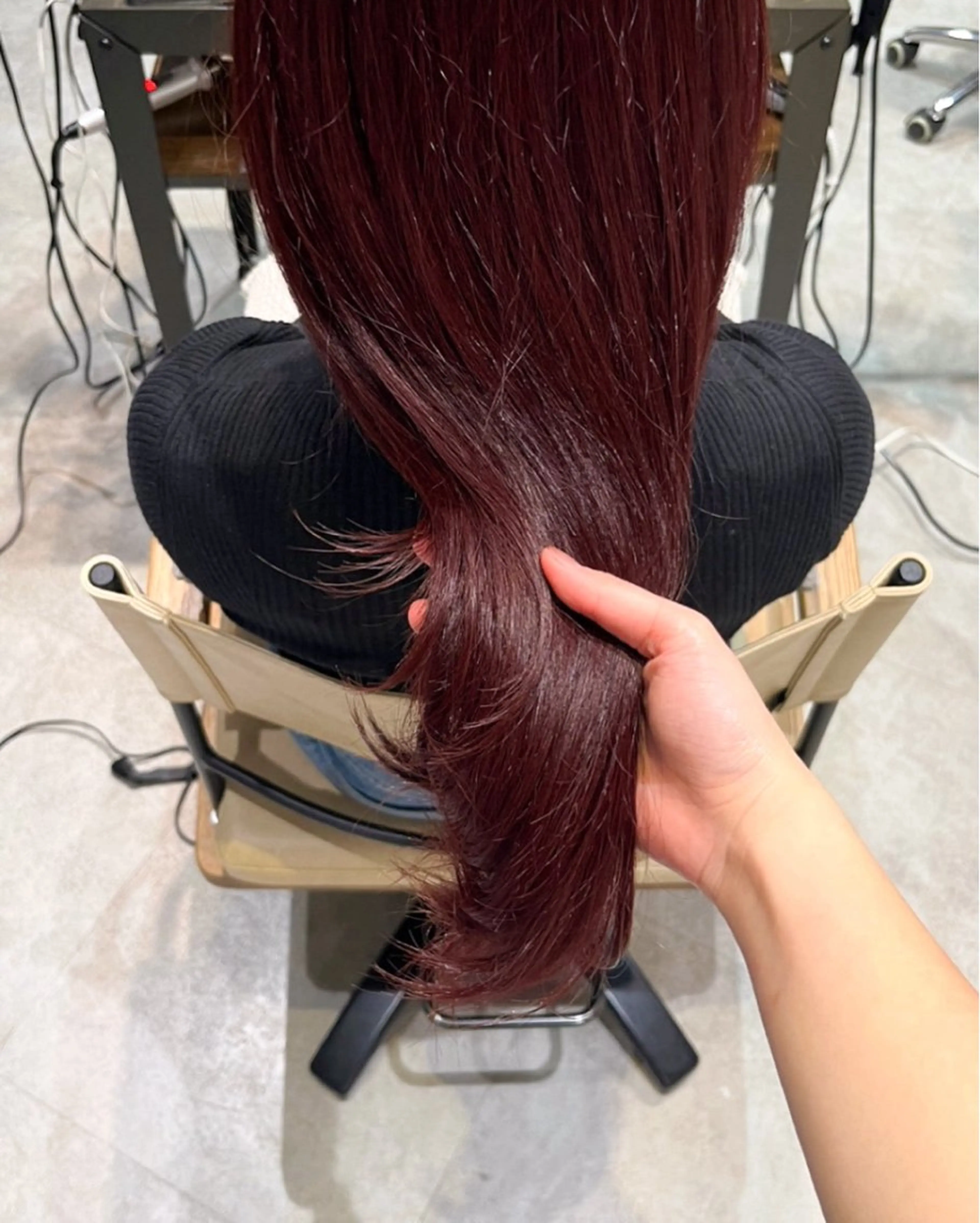 カラー 黒髪 ブリーチ ダブルカラー ブリーチなしカラー ヘアカラー トリートメント 🍒暖色カラー🍒 ueno aiのヘアスタイル