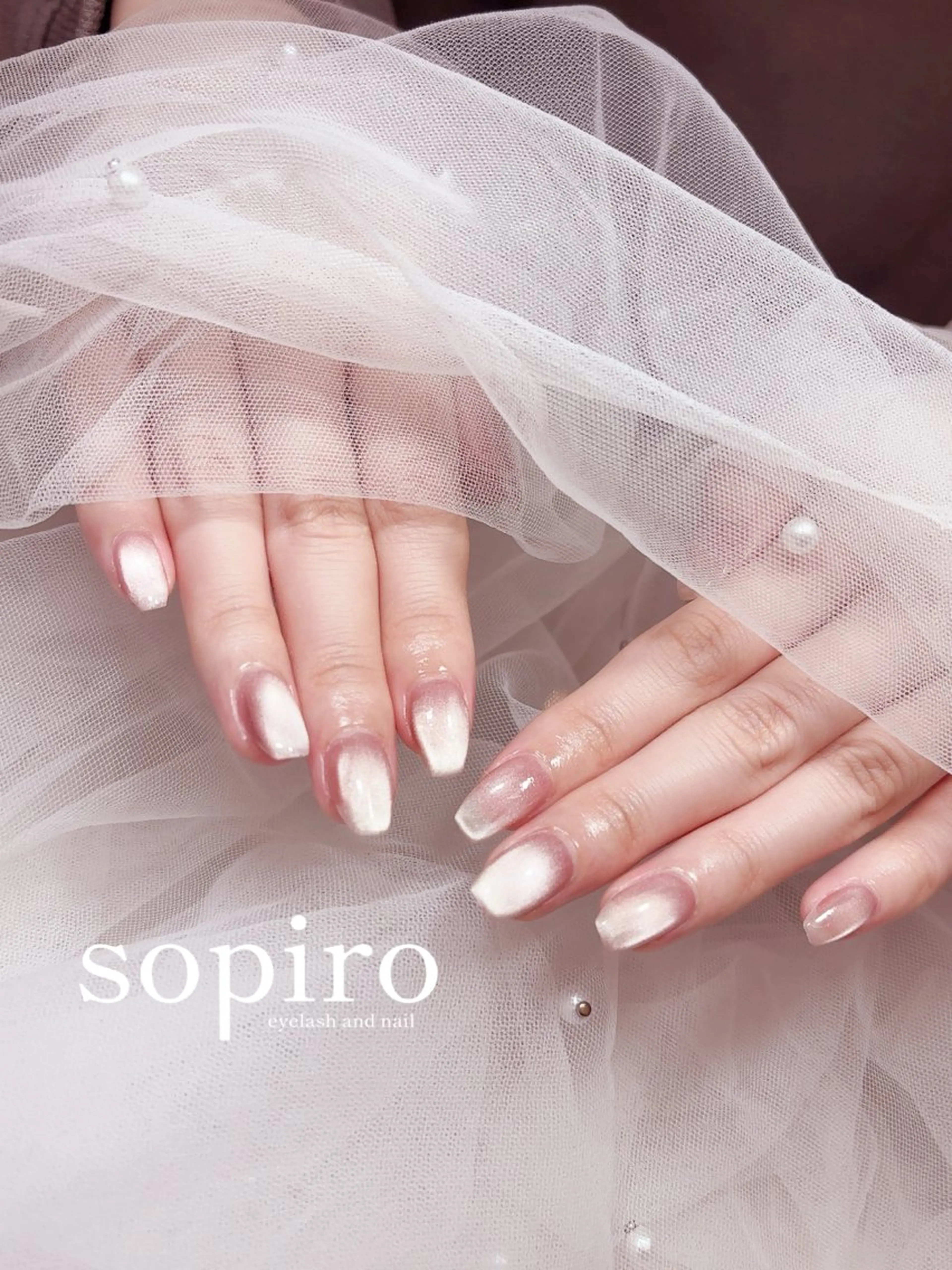 ネイル ジェルネイル マグネットネイル ハンドネイル sopiro miharuのネイルデザイン