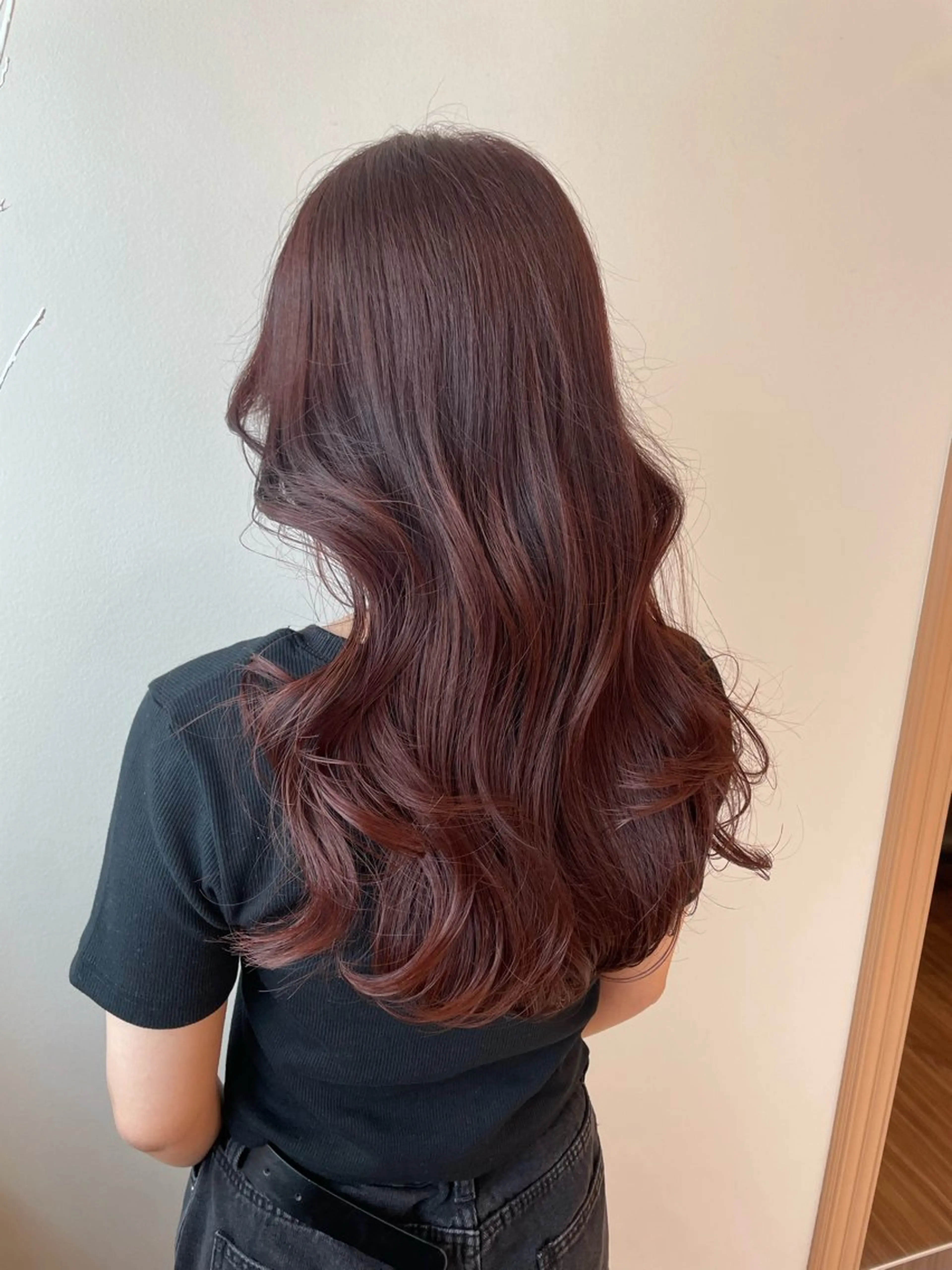 ロング カラー カット ヘアカラー トリートメント Osoko Hiyoriのヘアスタイル
