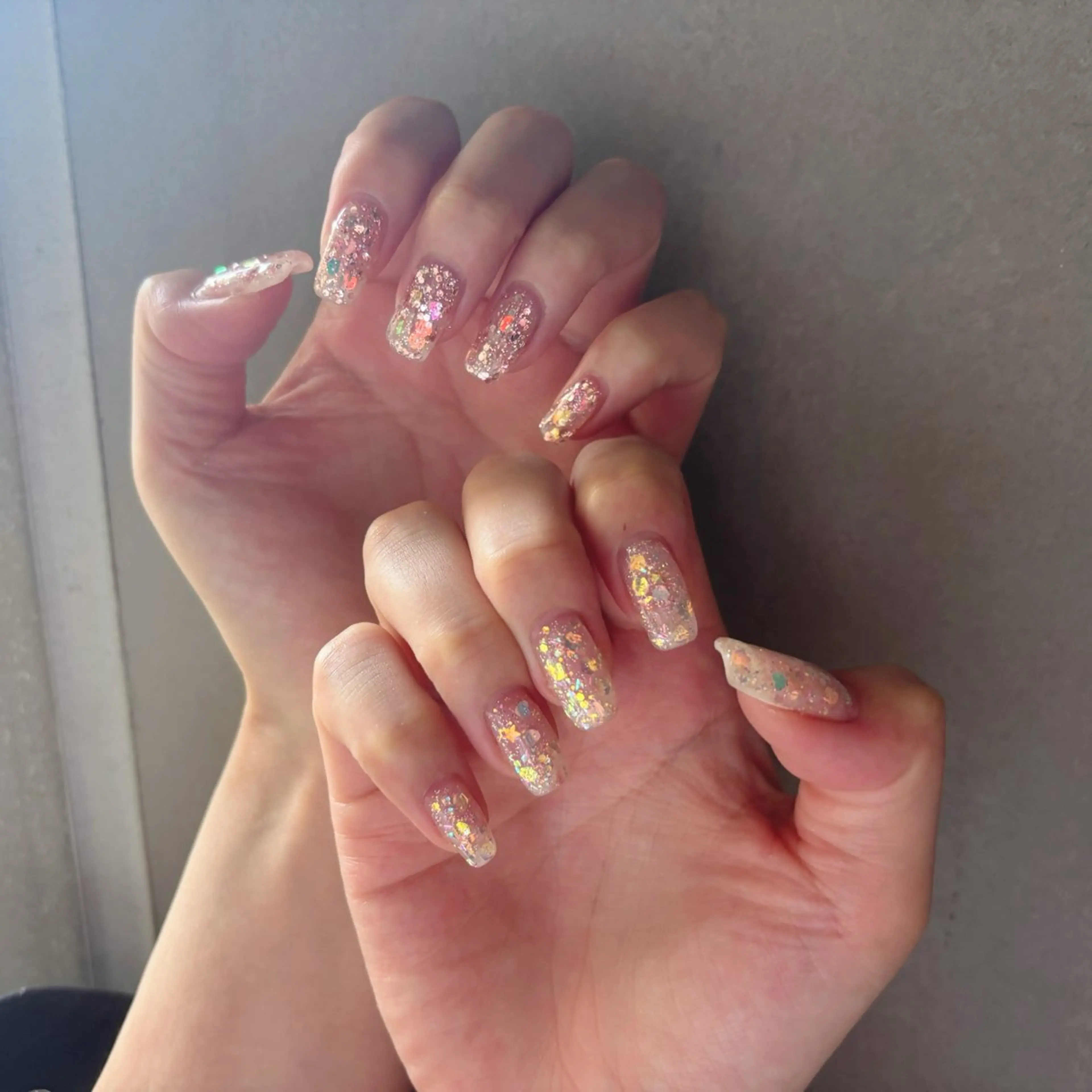 ネイル キラキラネイル ラメ(グリッター) ハンドネイル AmoNAIL💅 谷町4丁目のネイルデザイン