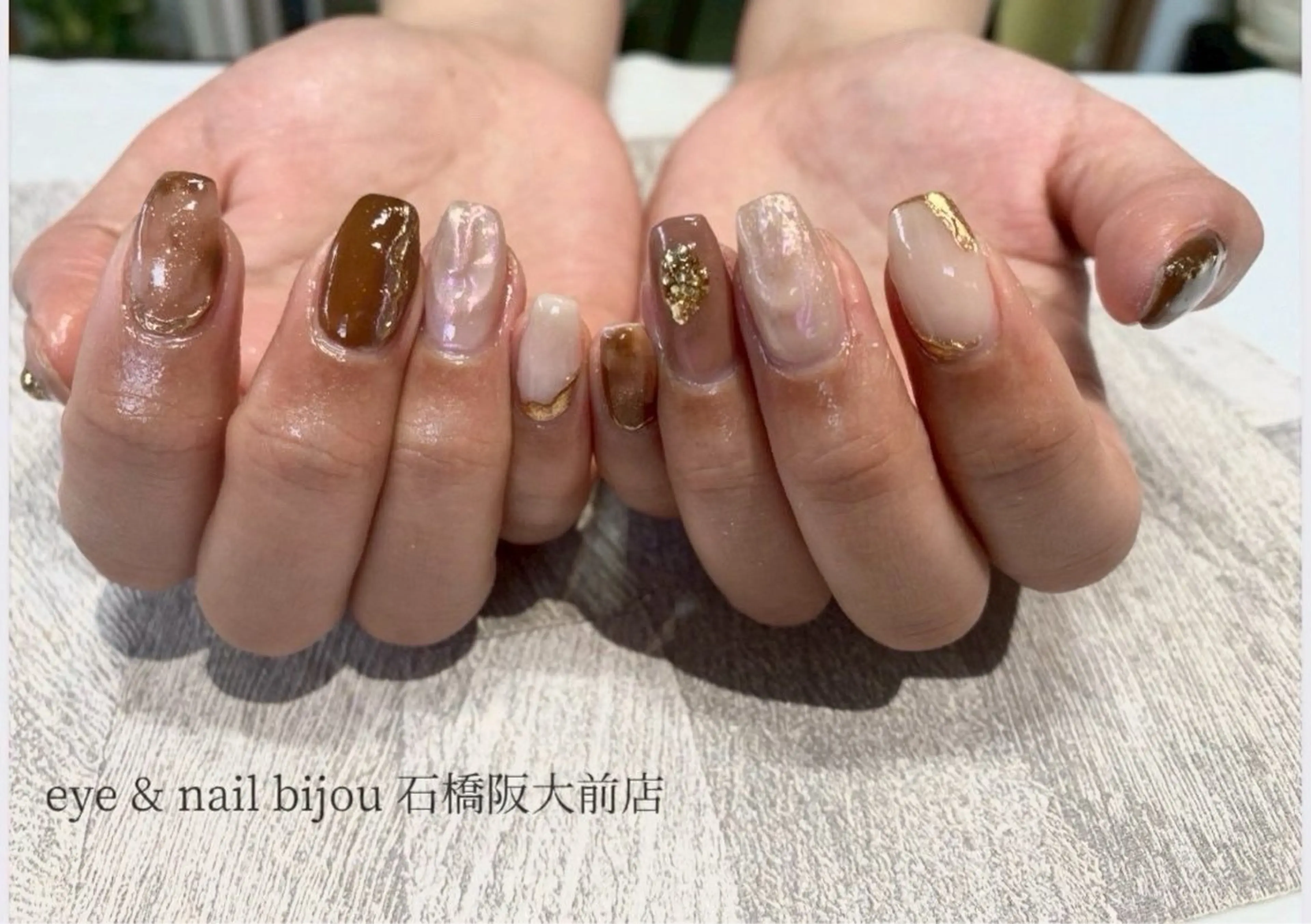 ネイル eye and nail ビジュゥ　石橋阪大前店所属・ビジュゥ石橋阪大前店 💅mayuちゃんのネイルデザイン