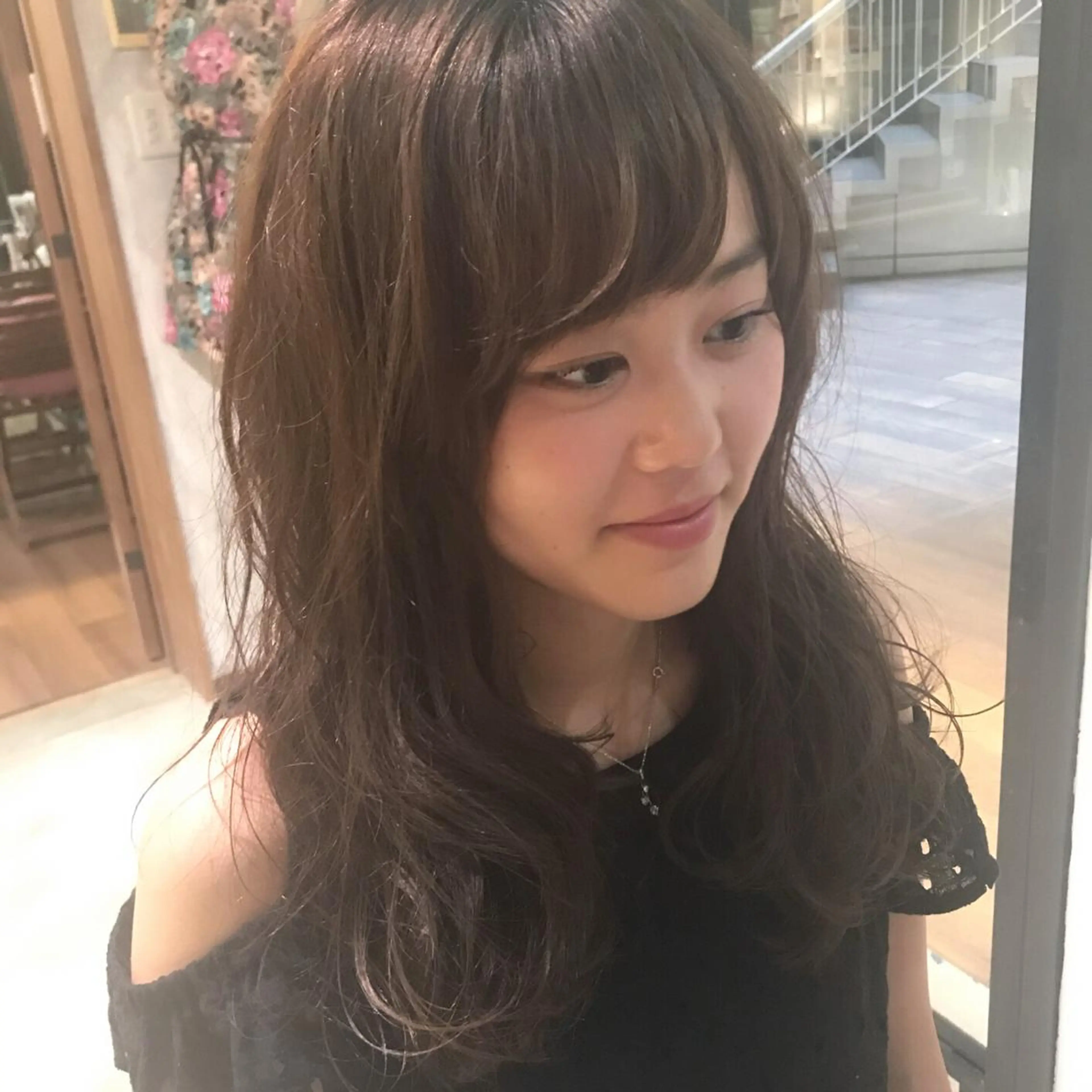 ロング カラー ベージュカラー ラベンダーカラー 松村 崇弘のヘアスタイル