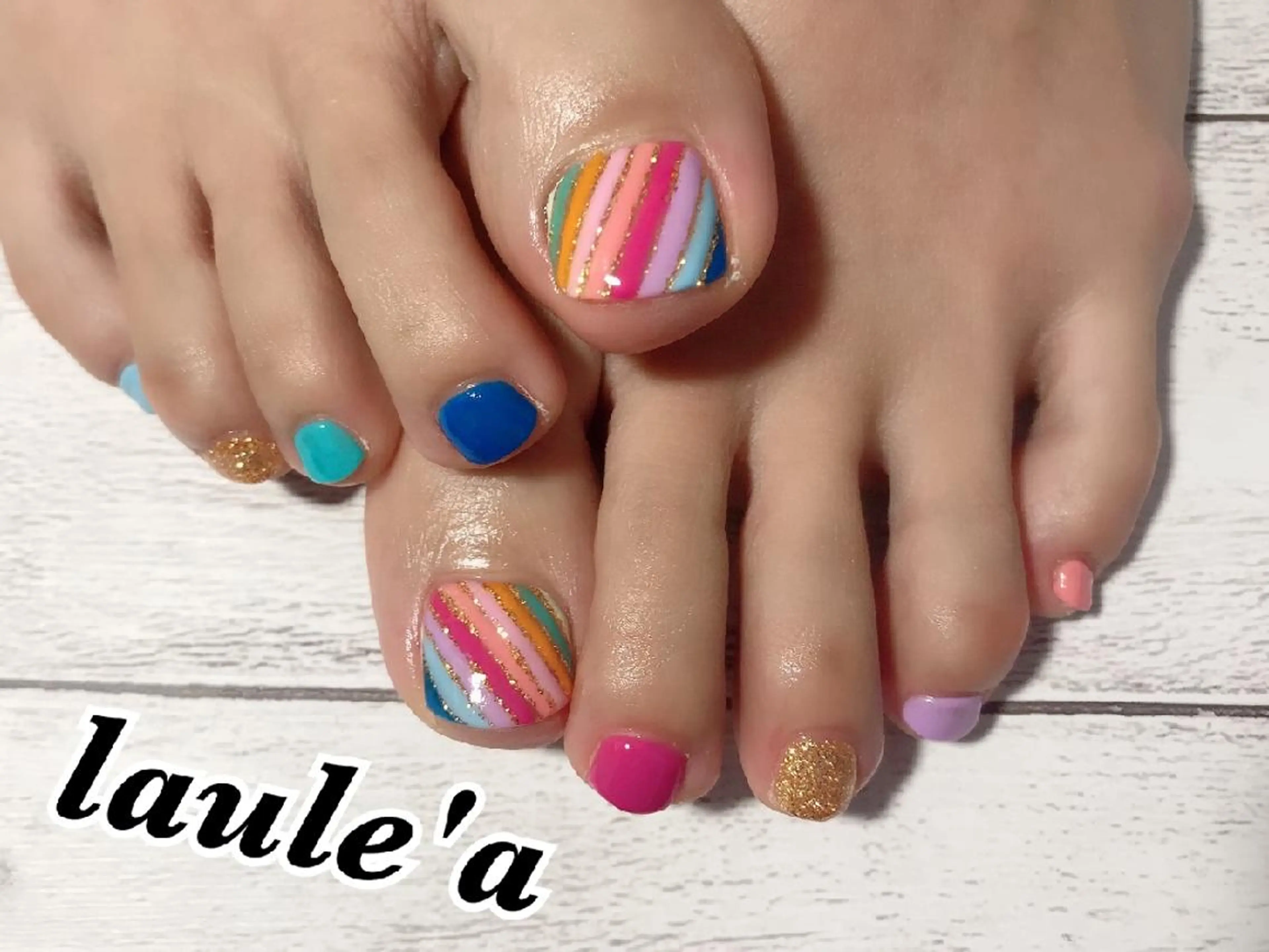 ネイル フットネイル Rグループ felizのネイルデザイン