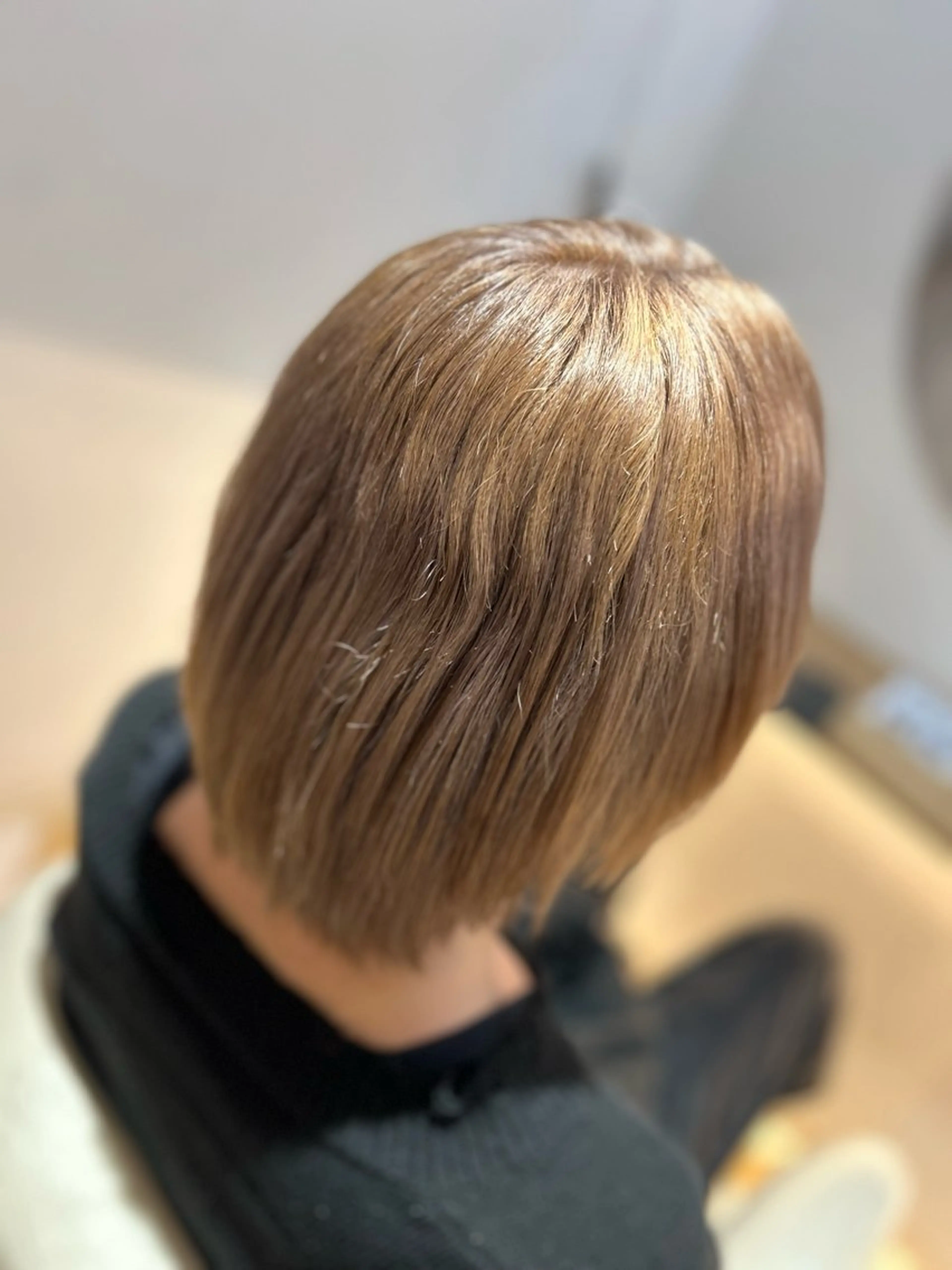 ミディアム カット ヘアカラー トリートメント 🫧Agu gina /Yusei🦋のヘアスタイル