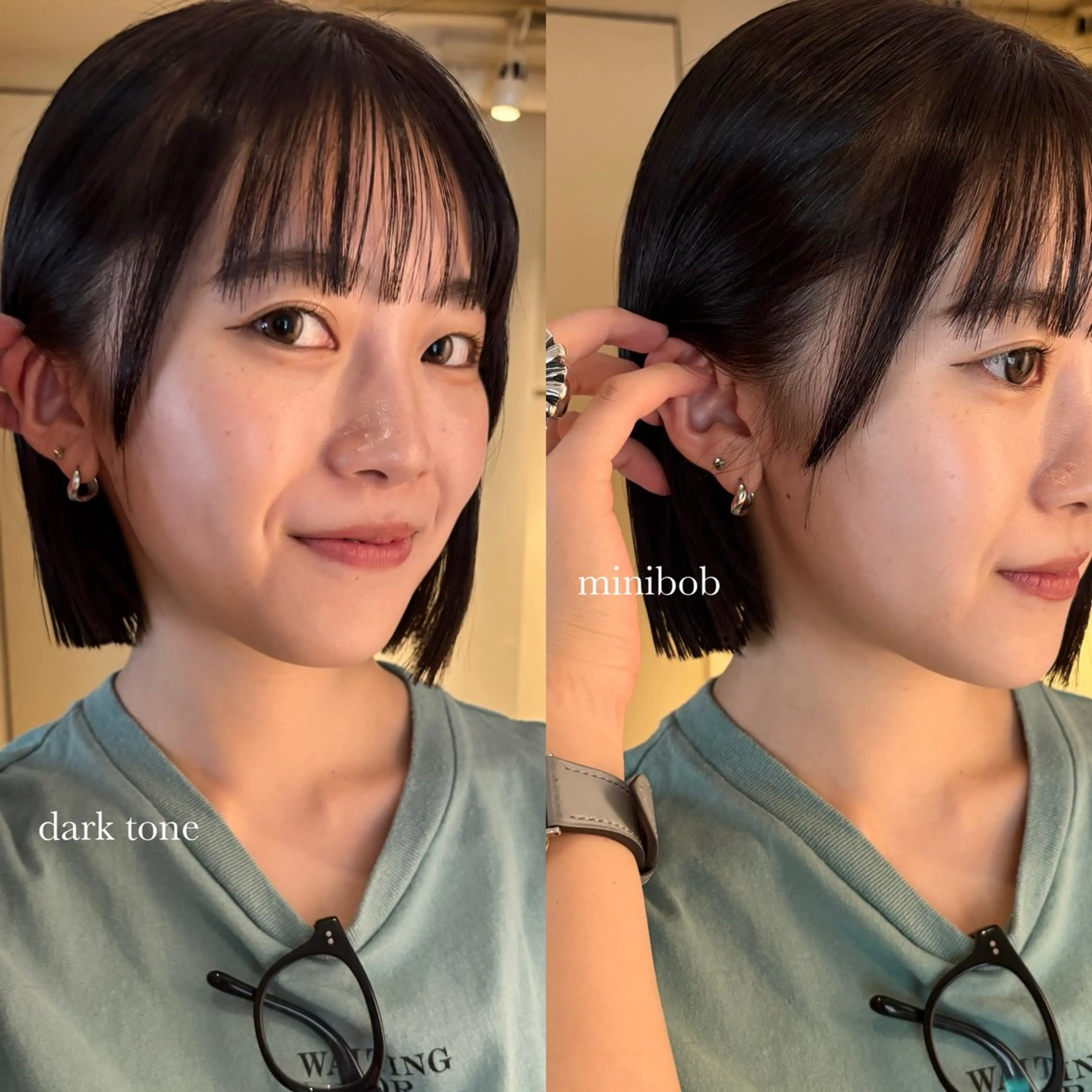 ミディアム カラー パーマ カット ヘアカラー 縮毛矯正 ⌇透明感color 🎀ᴍᴇɢᴜᴍɪ ⌇のヘアスタイル