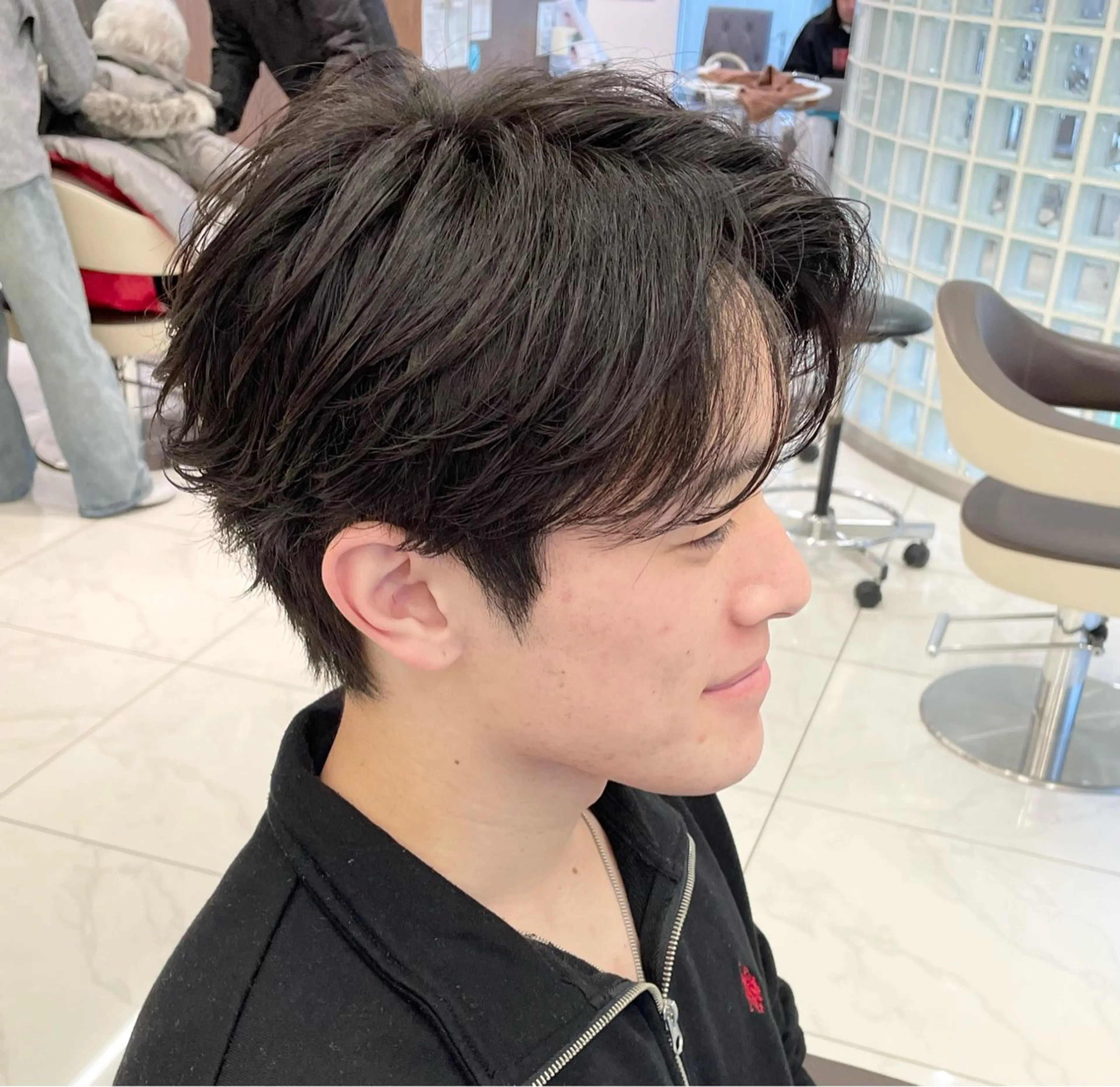 ショート パーマ メンズ カット パーマ 【メンズ特化】 池田大成✂︎のヘアスタイル