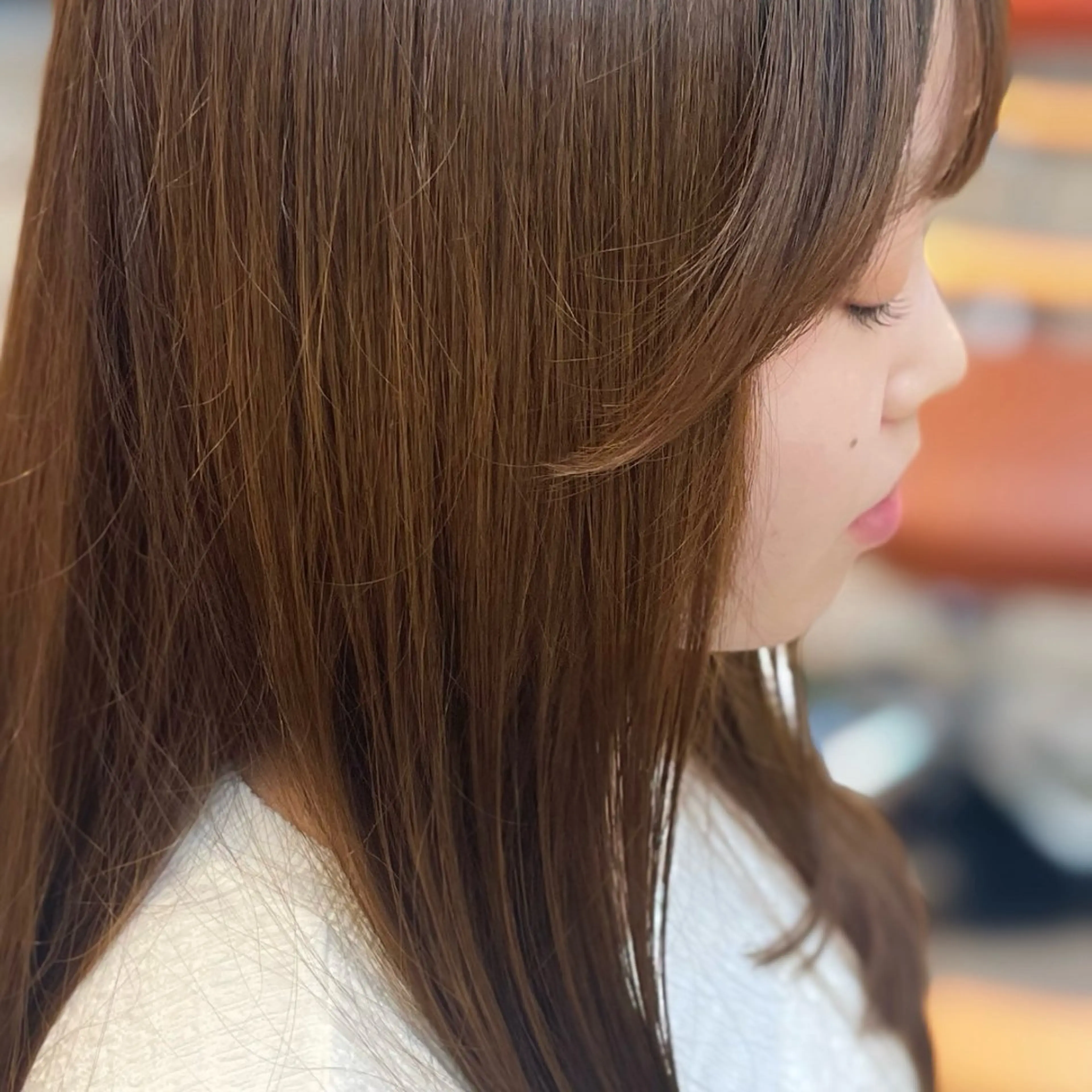 ロング 顔周りカット TRAM mikuのヘアスタイル