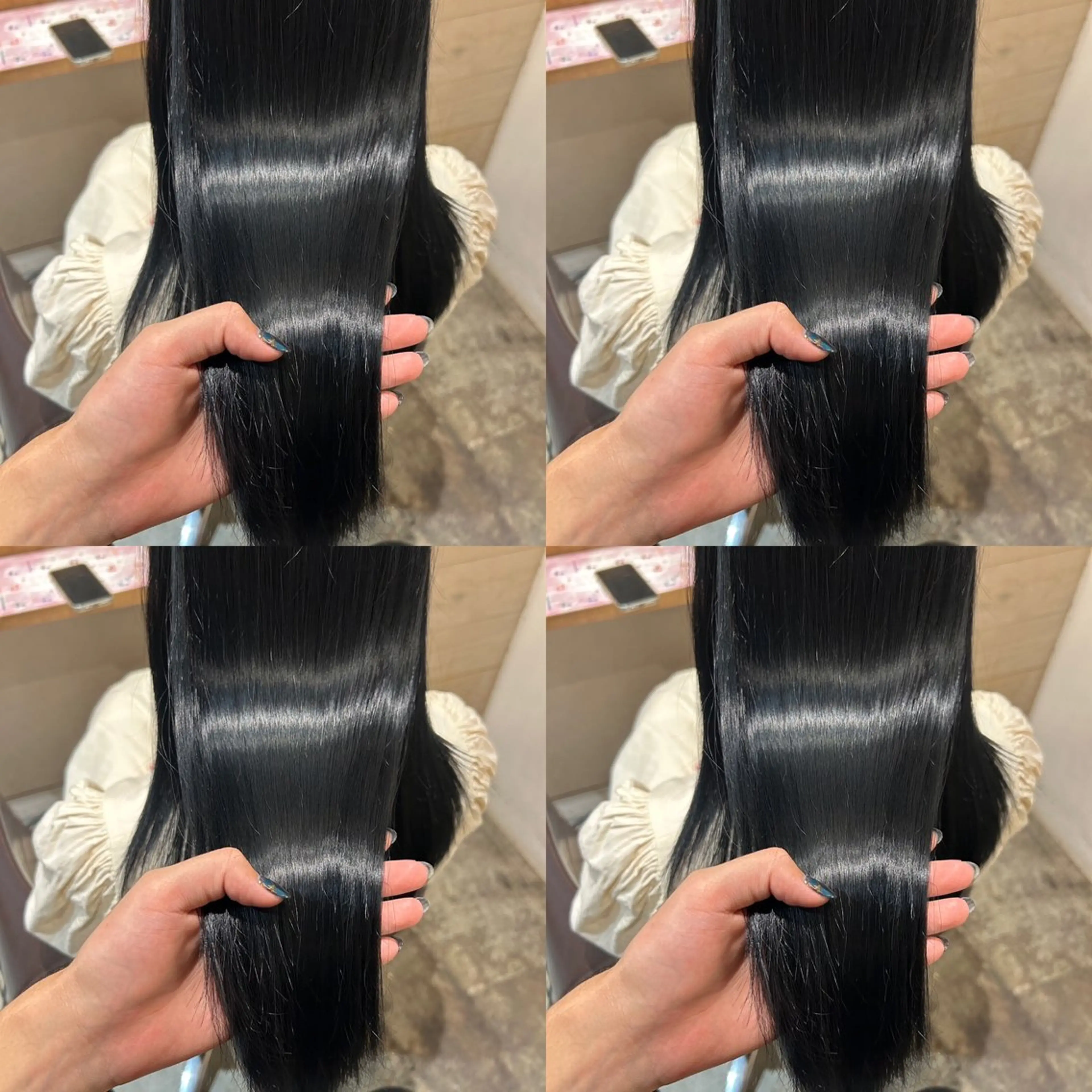 ロング カラー ヘアアレンジ カット ヘアカラー トリートメント 💎韓国レイヤー× 髪質改善 ゆうま💎のヘアスタイル