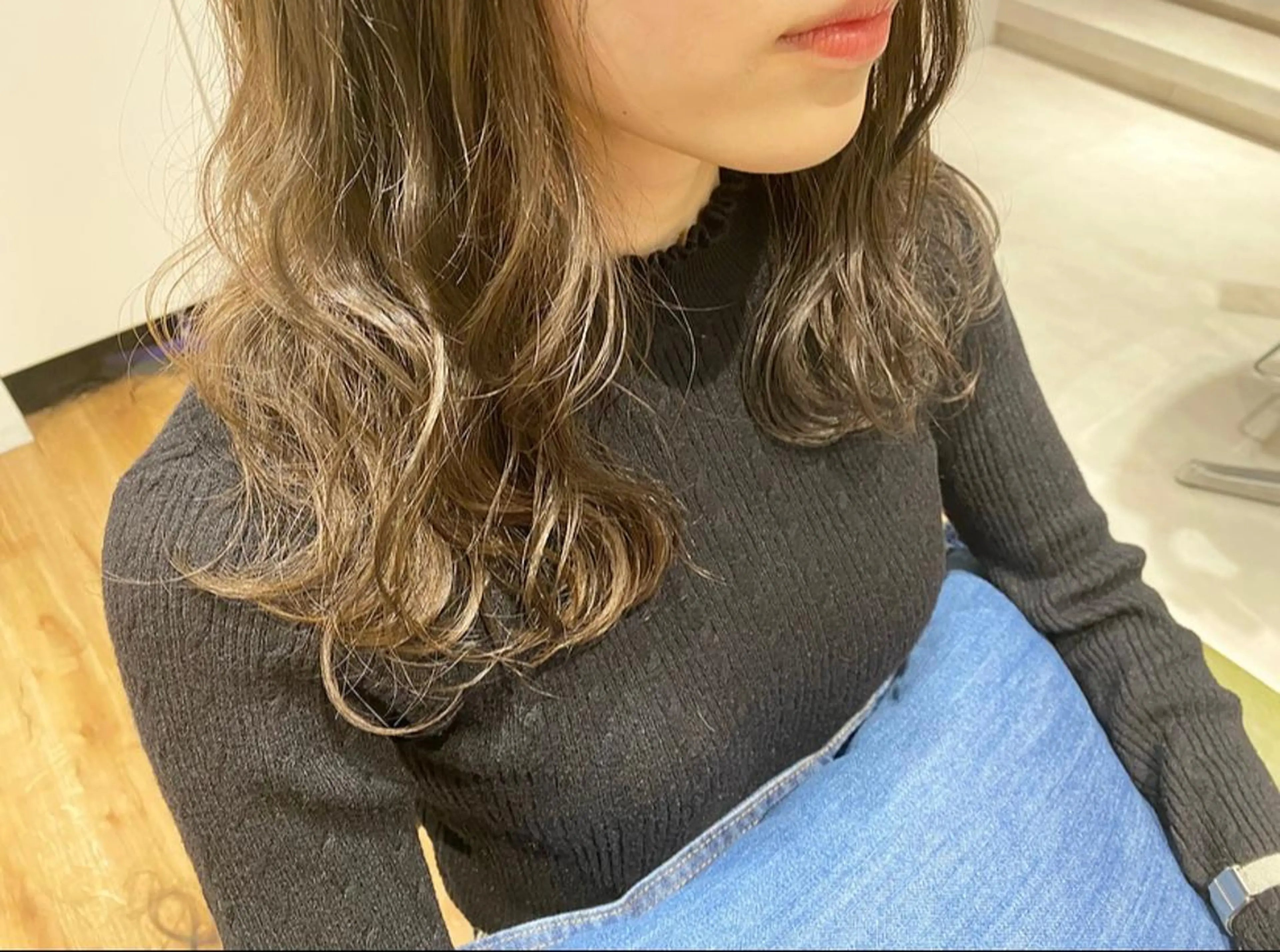 セミロング カラー 🌈🌸あおき みちる🌟💗のヘアスタイル