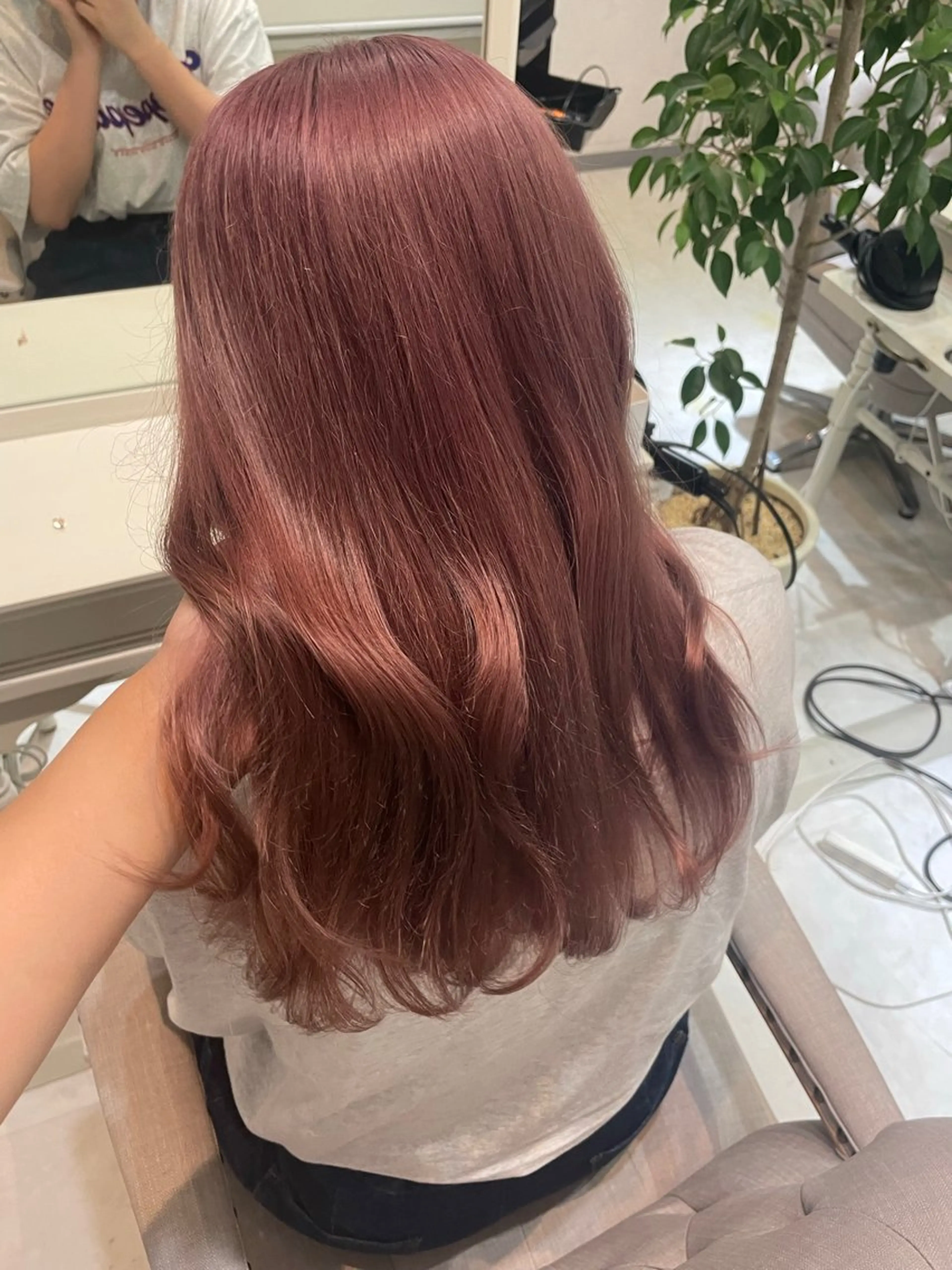 セミロング ヘアカラー 似合わせカラー 梅田 ayanaのヘアスタイル