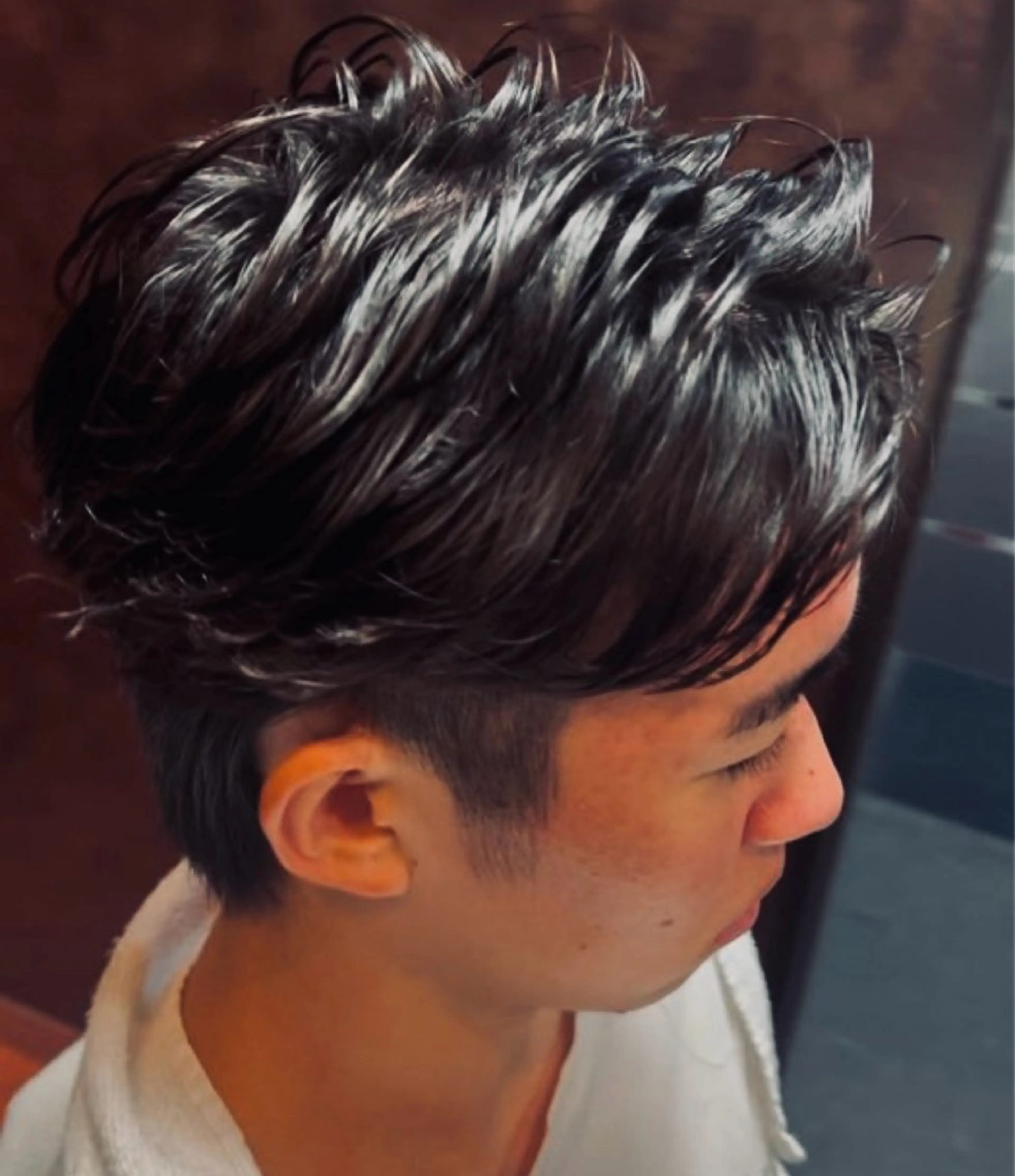 ミディアム メンズ ヒロ銀座バーバーショップ秋葉原店所属・堀 真人のヘアスタイル