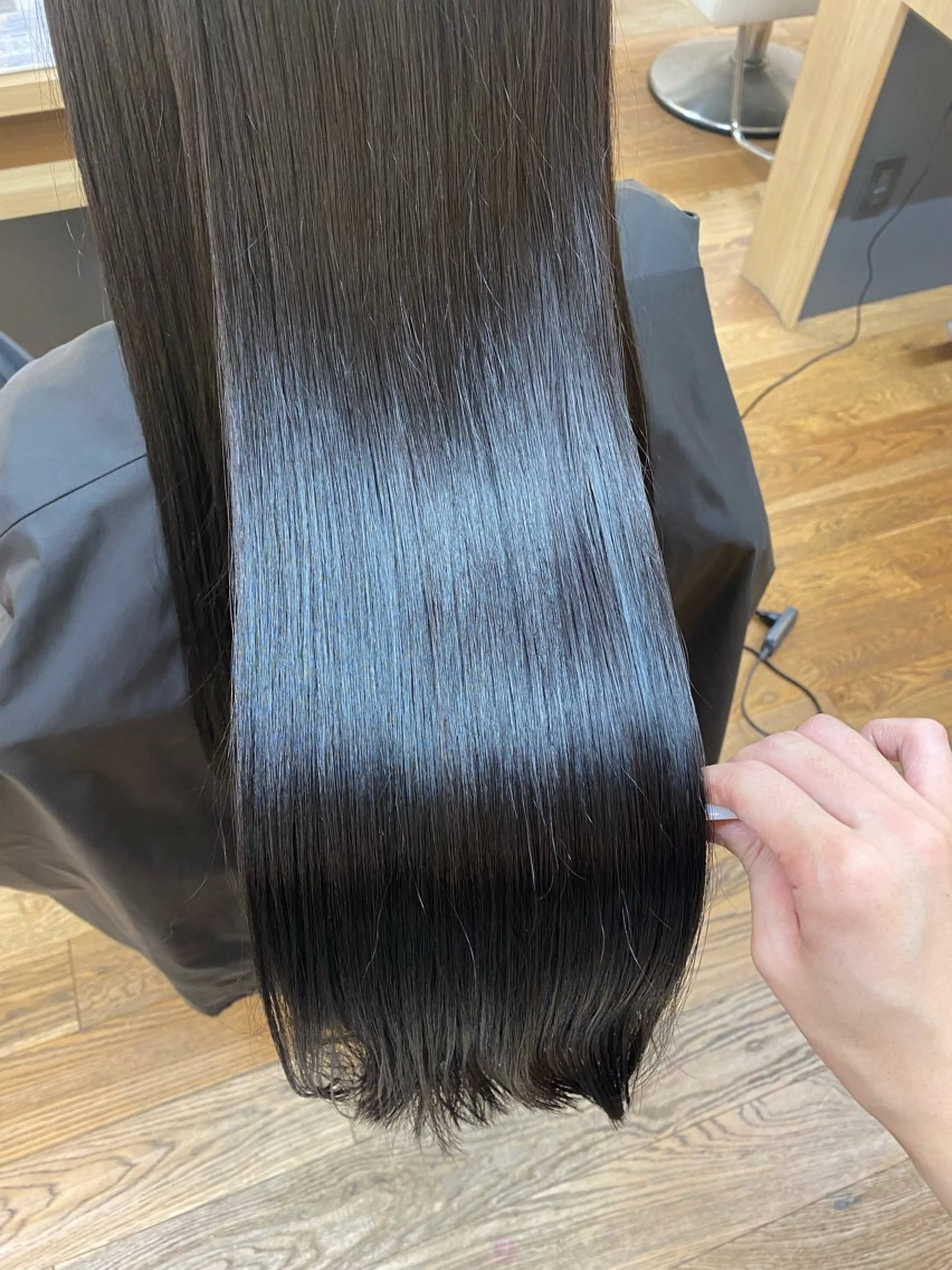 ロング カラー ヘアアレンジ トリートメント 韓国ヘア sasugaのヘアスタイル