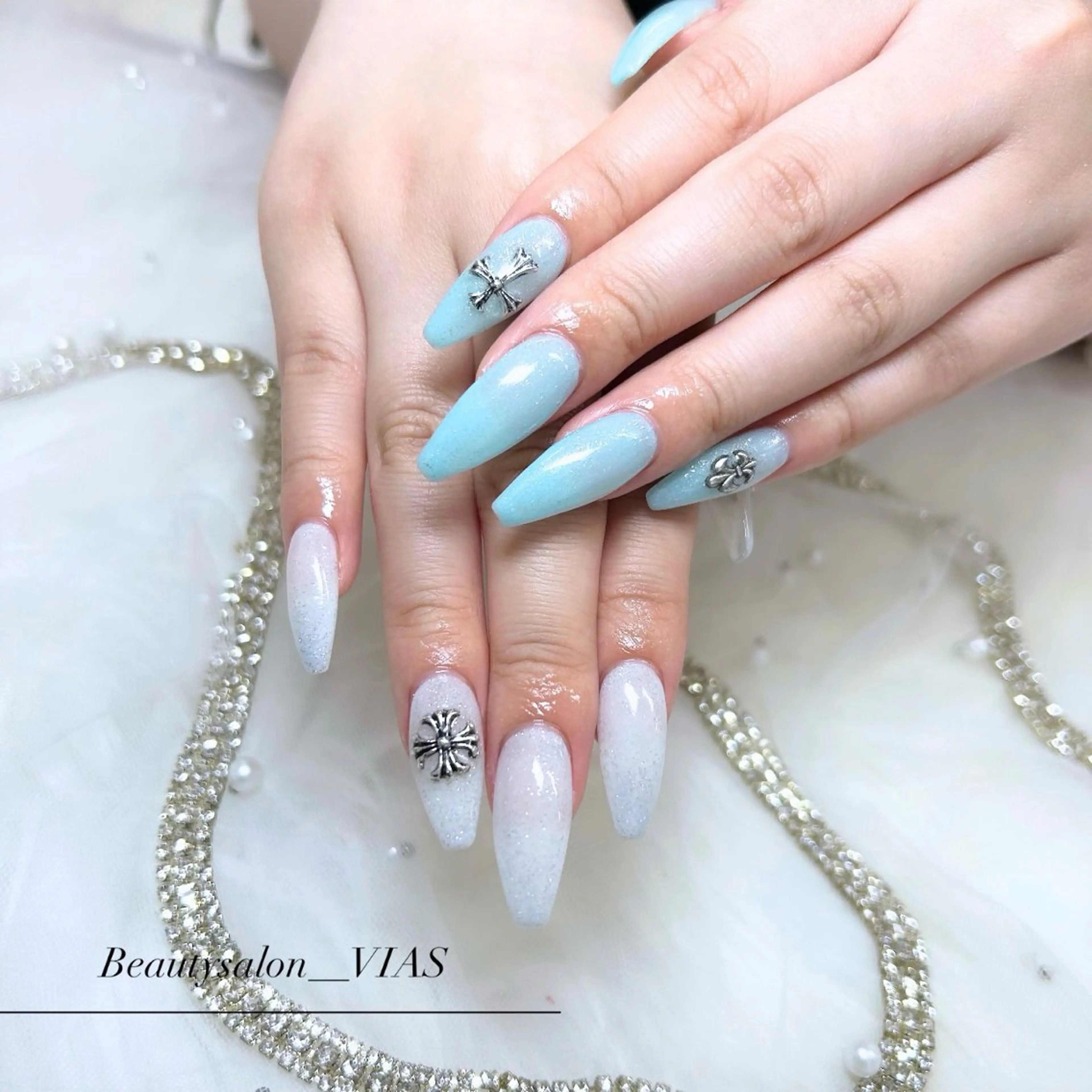 【チップ】オフあり10本長さ出しワンカラー アシメ可💅🏻💞の写真