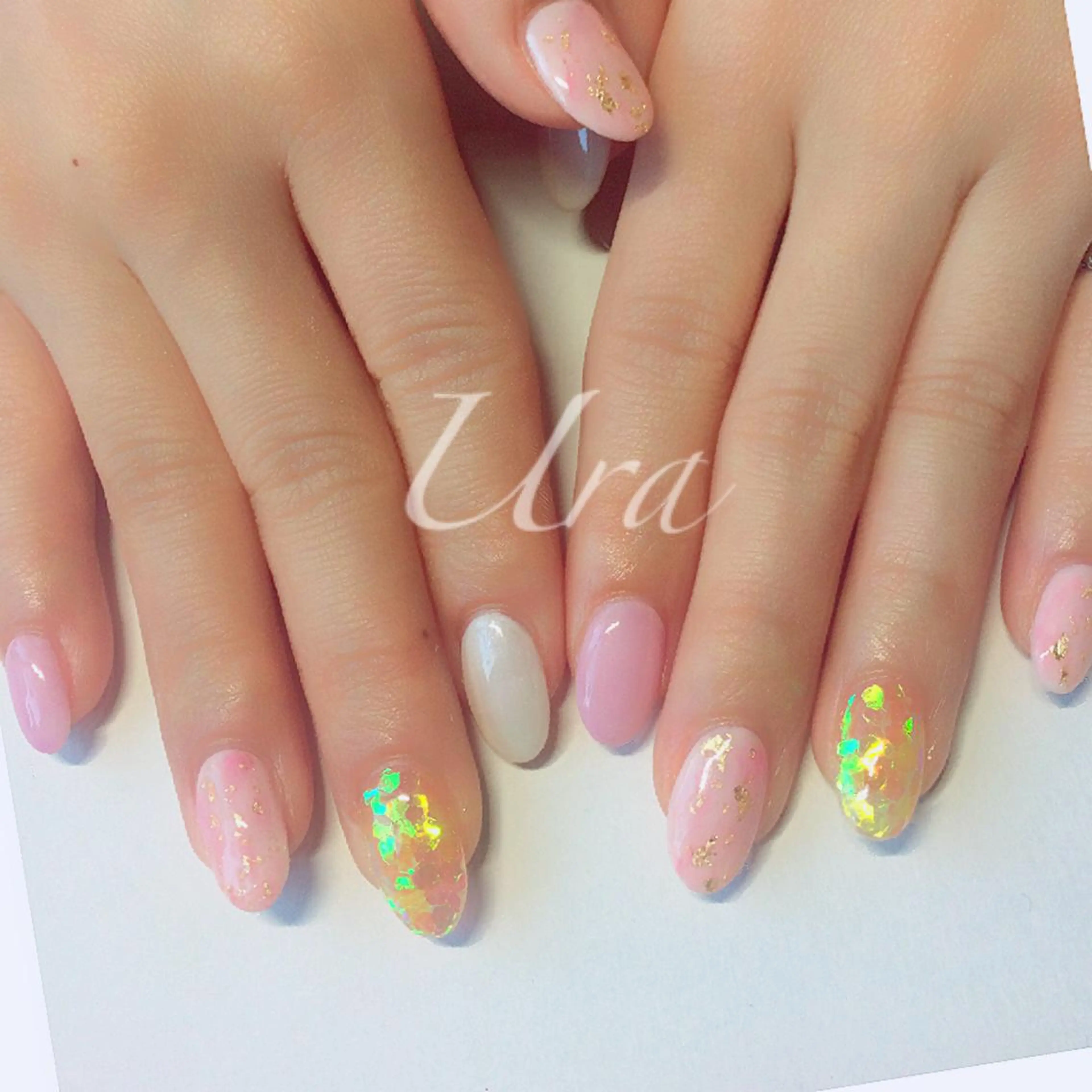 ネイル ピンク UrakoNail 《nail》のネイルデザイン