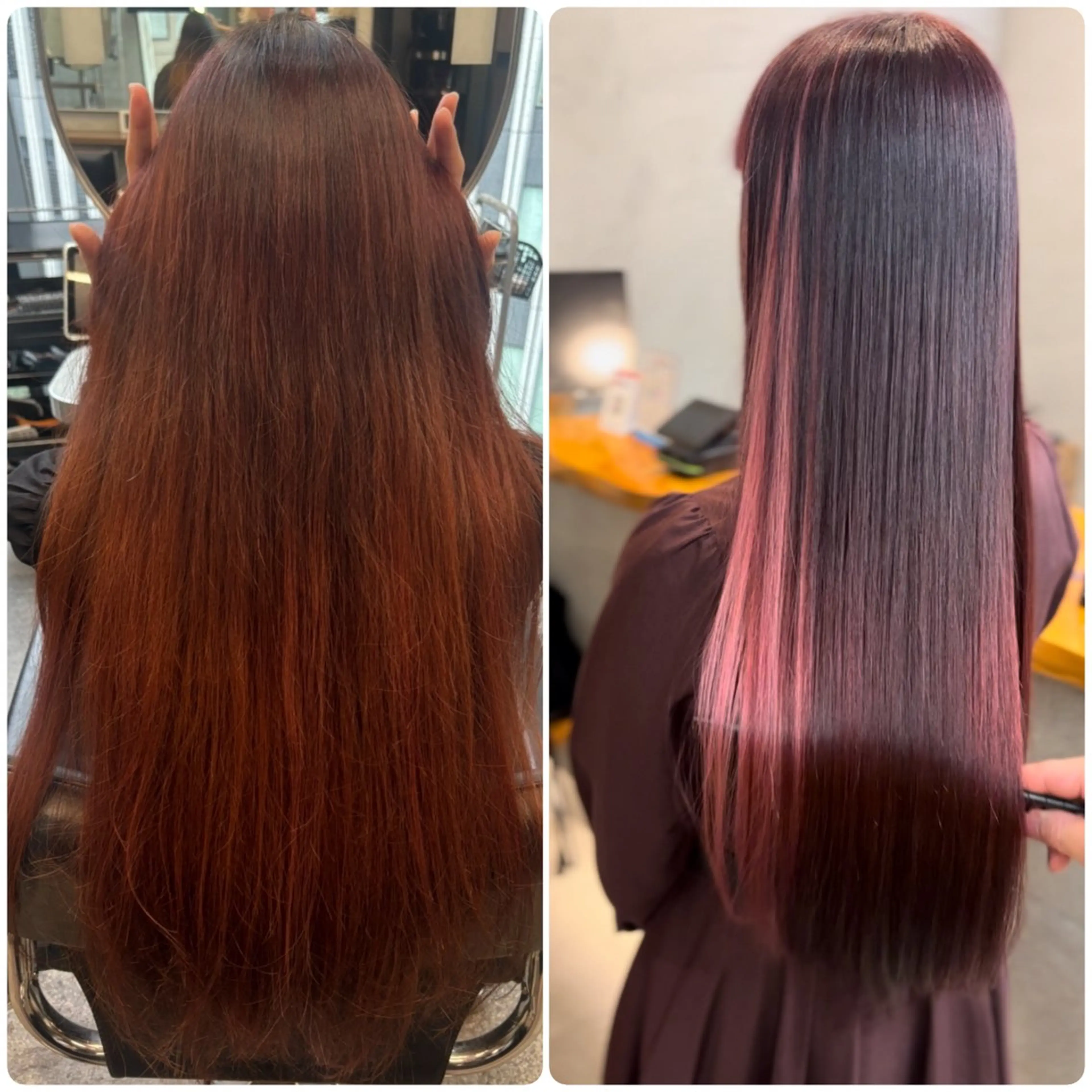 ロング カット 縮毛矯正 トリートメント 🍎縮毛矯正特化🍎 にしごおりのヘアスタイル