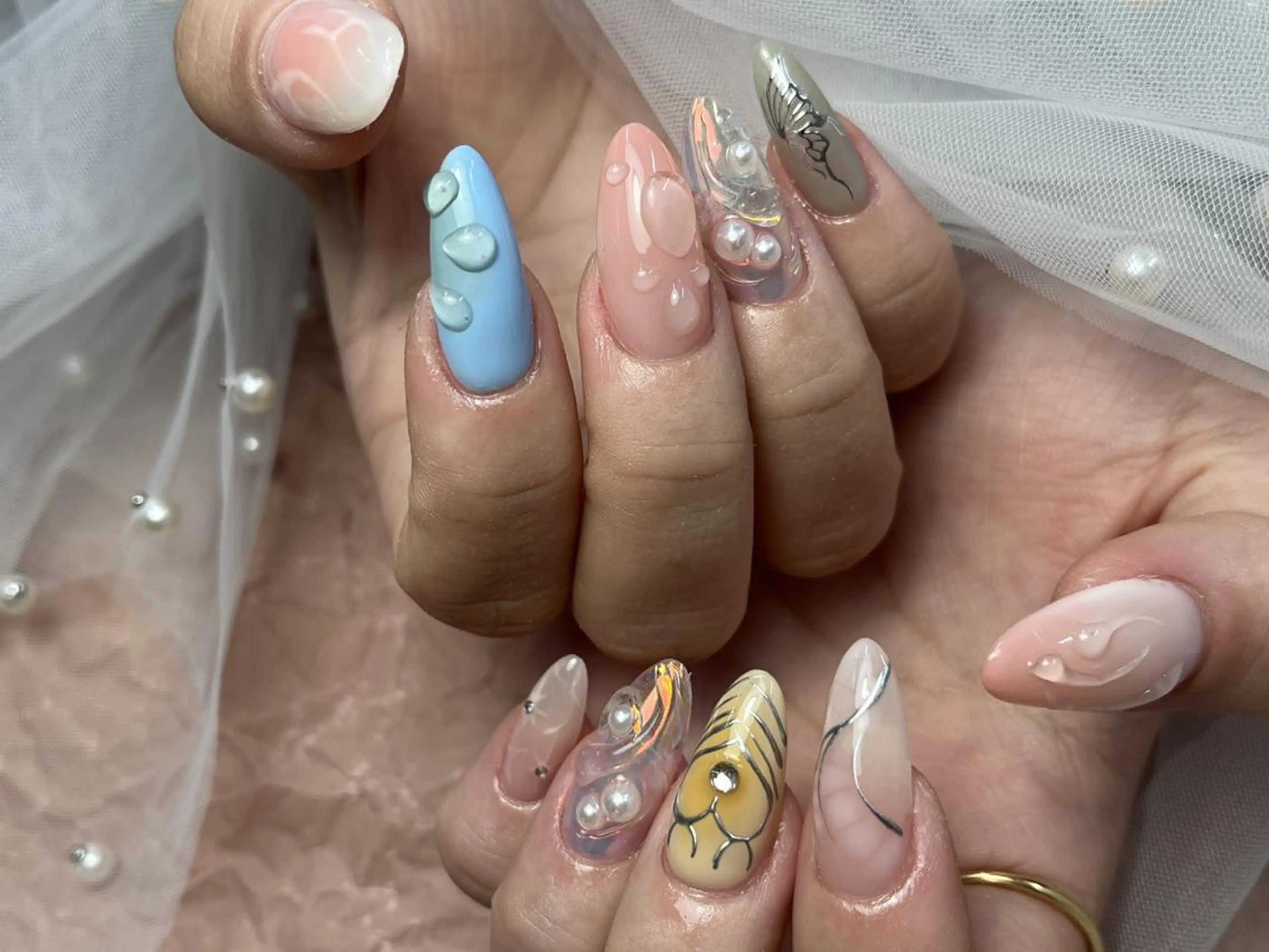 ネイル アートネイル ジェルネイル ハンドネイル ToliyDeliy Nail Salonのネイルデザイン