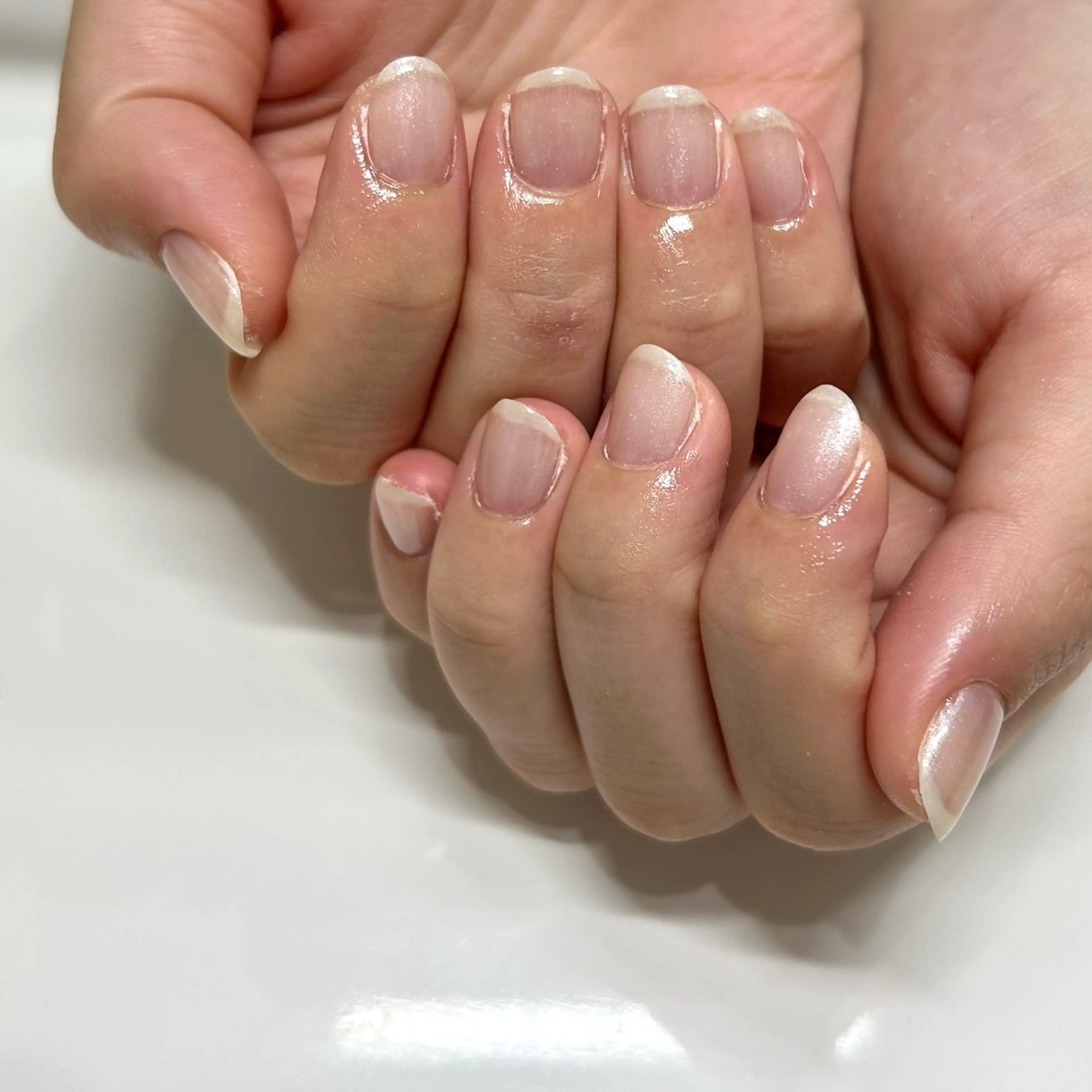 ネイル シンプルネイル ホワイト ハンドネイル Bianca所沢店 Kawachiのネイルデザイン