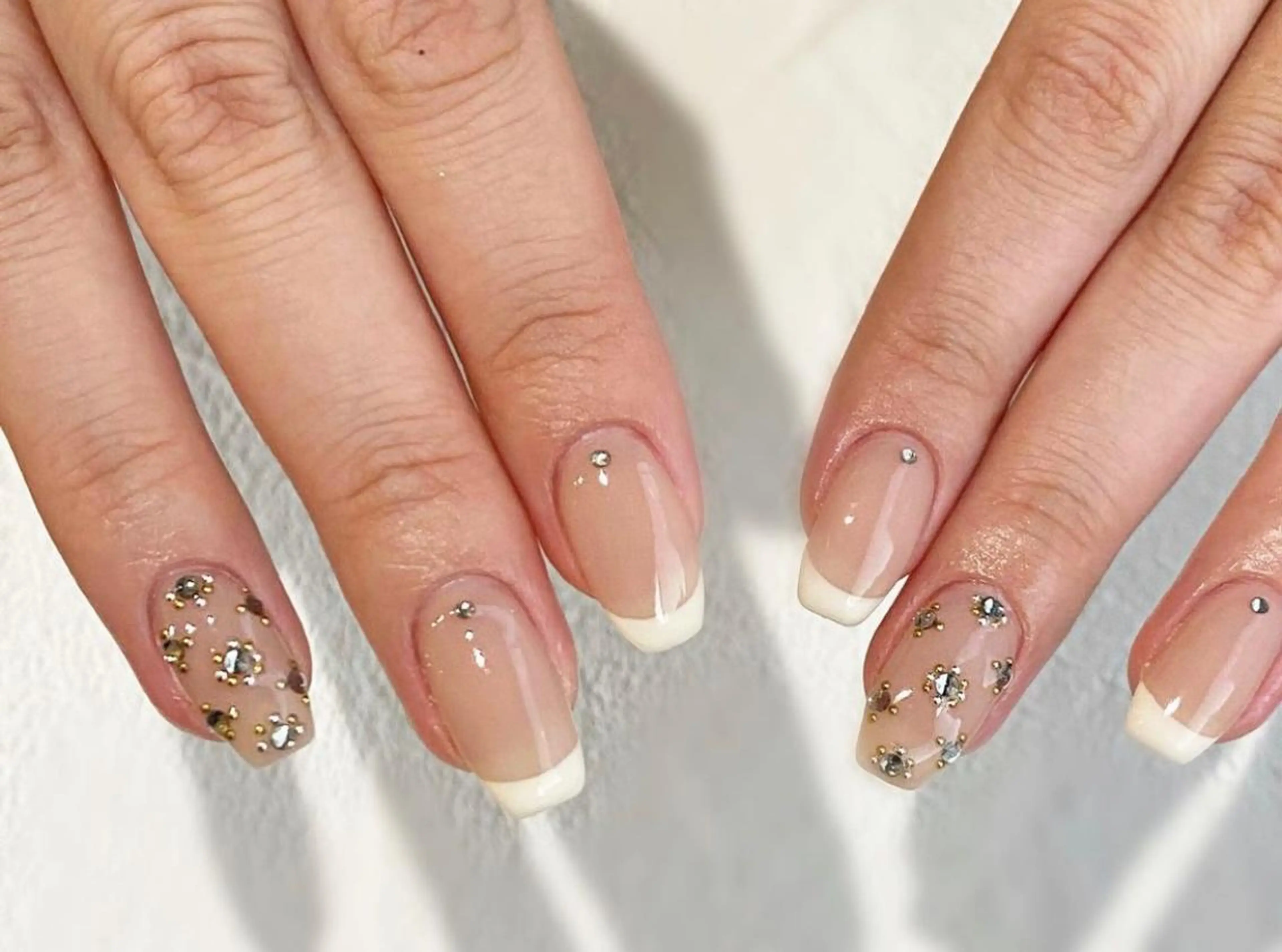 ネイル クリアネイル 長さ出し フットネイル フレンチネイル 氷ネイル・うるうるネイル ハンドネイル Moana Nail 長さだし専門店のネイルデザイン