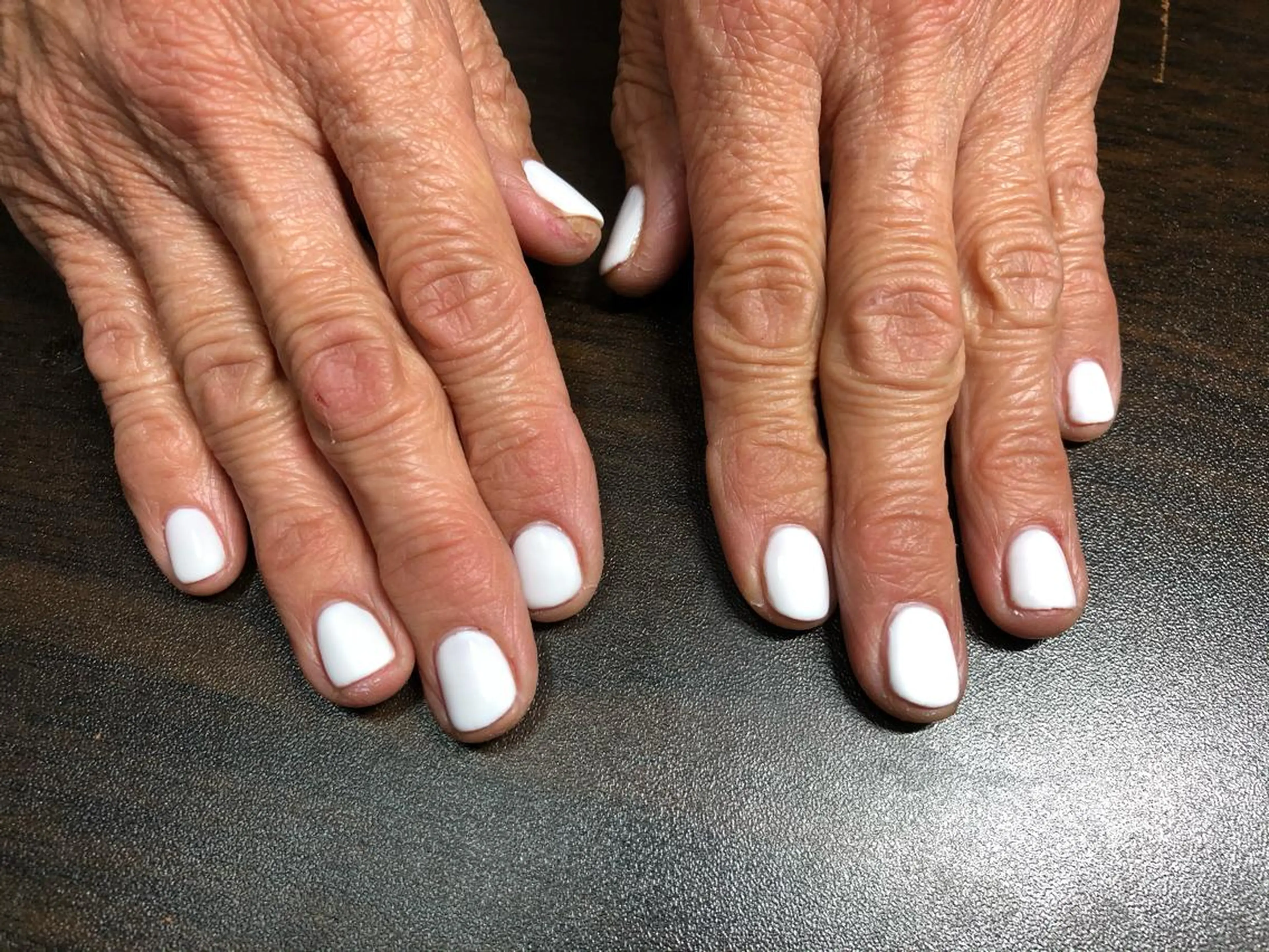 ネイル ワンカラーネイル ホワイト M&Y nailsalonのネイルデザイン