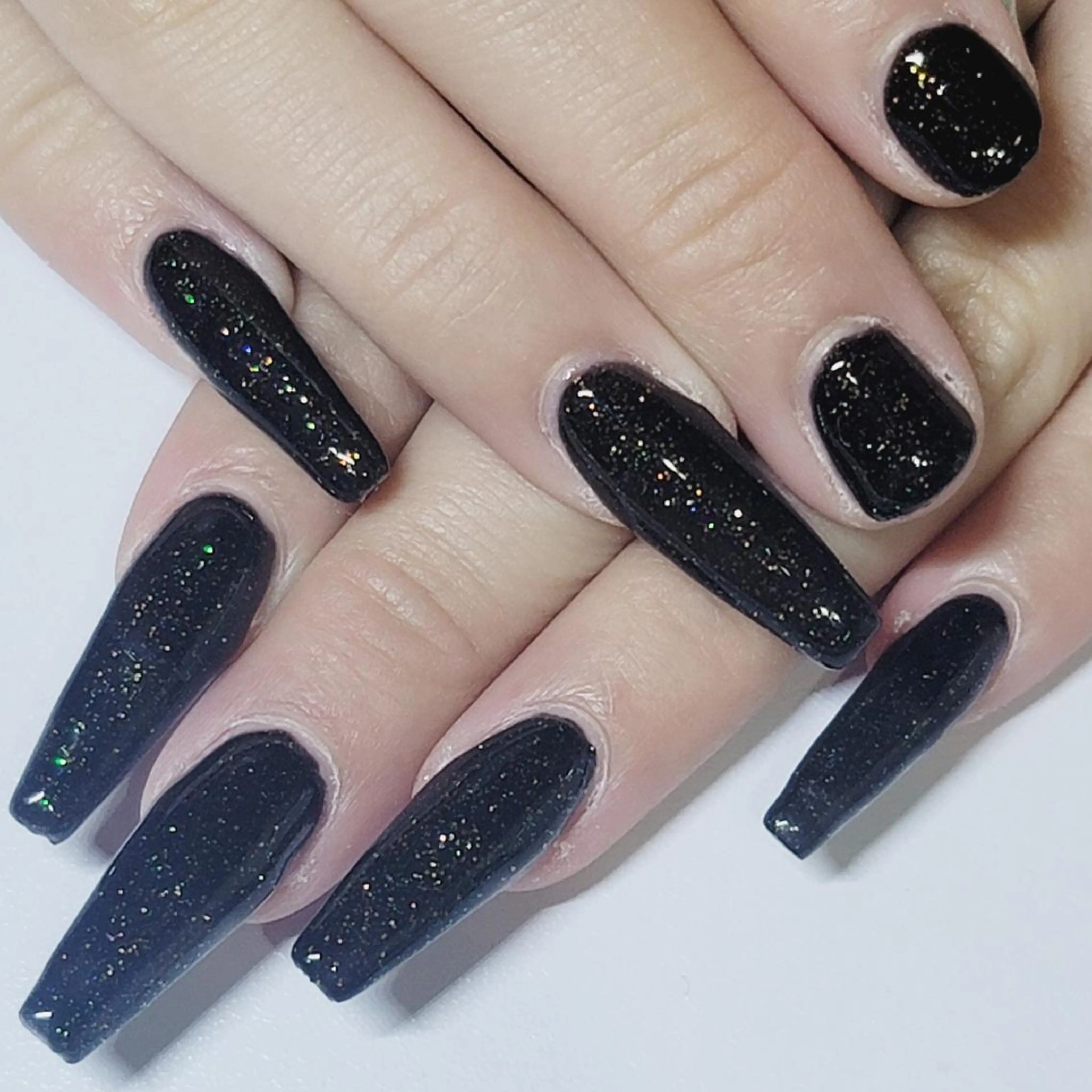 ネイル ラメ(グリッター) ワンカラーネイル ハンドネイル よしだ ひろきのネイルデザイン