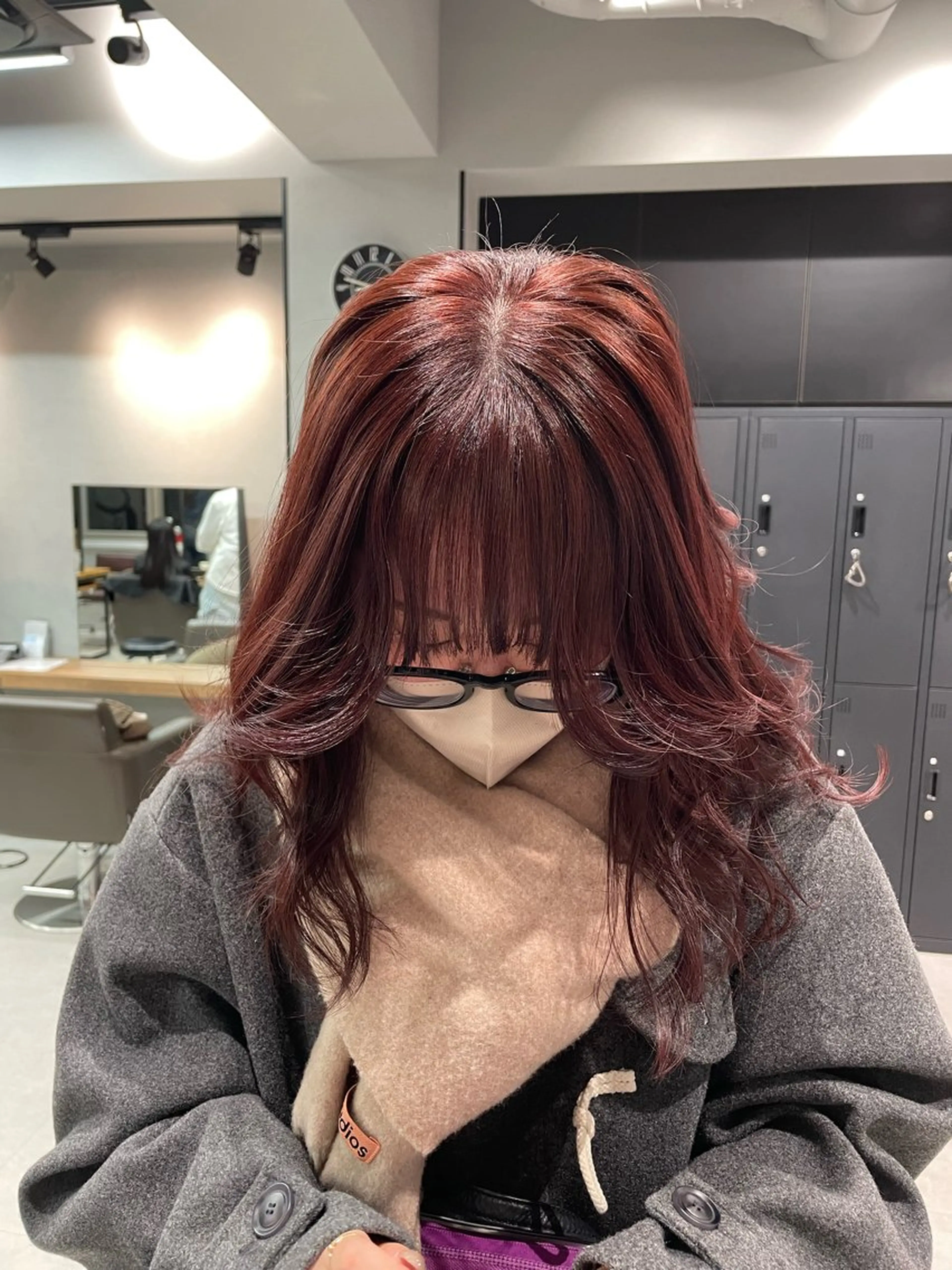 ロング カラー カット ヘアカラー トリートメント ヘッドスパ ヘアセット 暖色カラー ❤️‍🔥REIRIのヘアスタイル