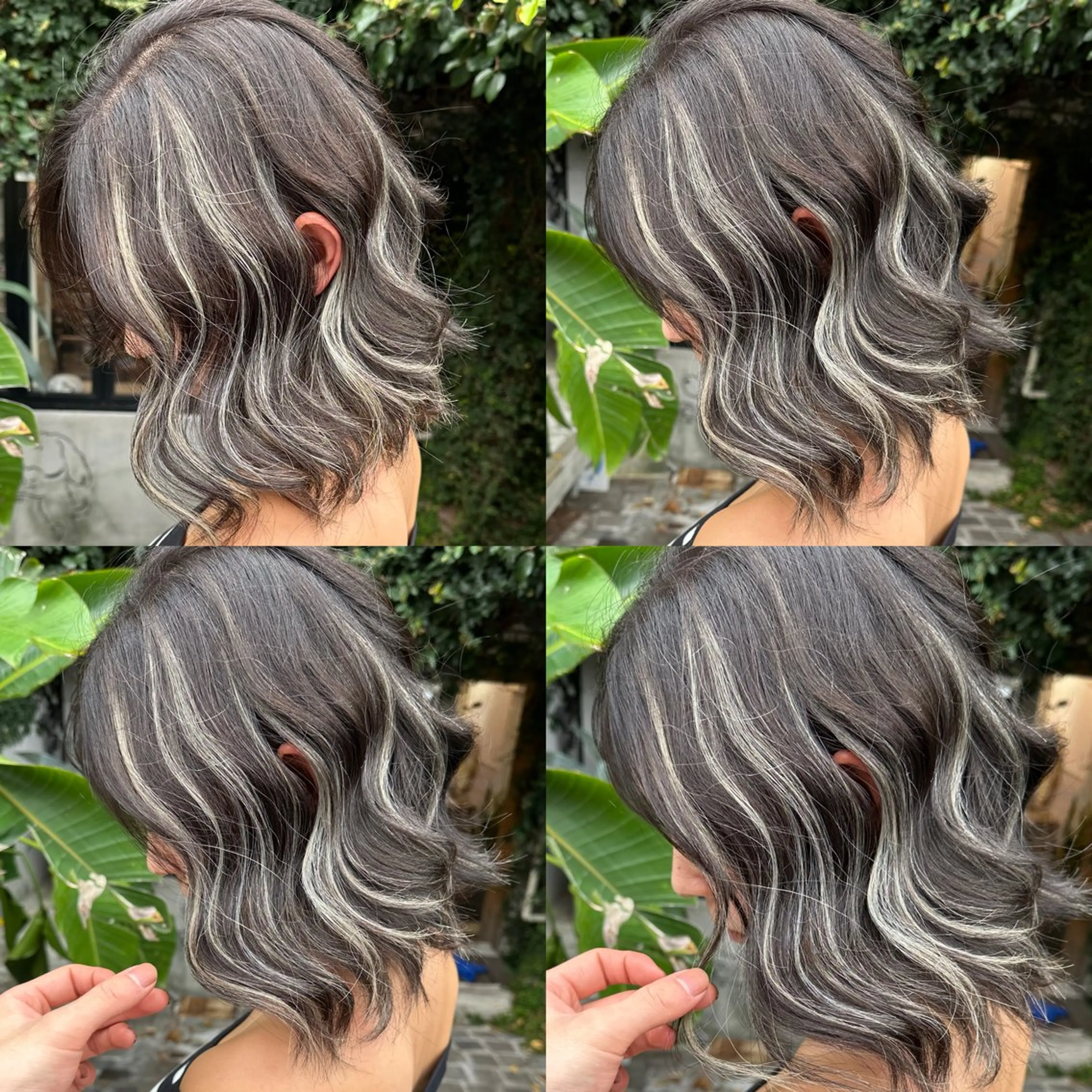 ミディアム カラー パーマ メンズ Dimo＆所属・ハイライトカラー /ダイスケのヘアスタイル