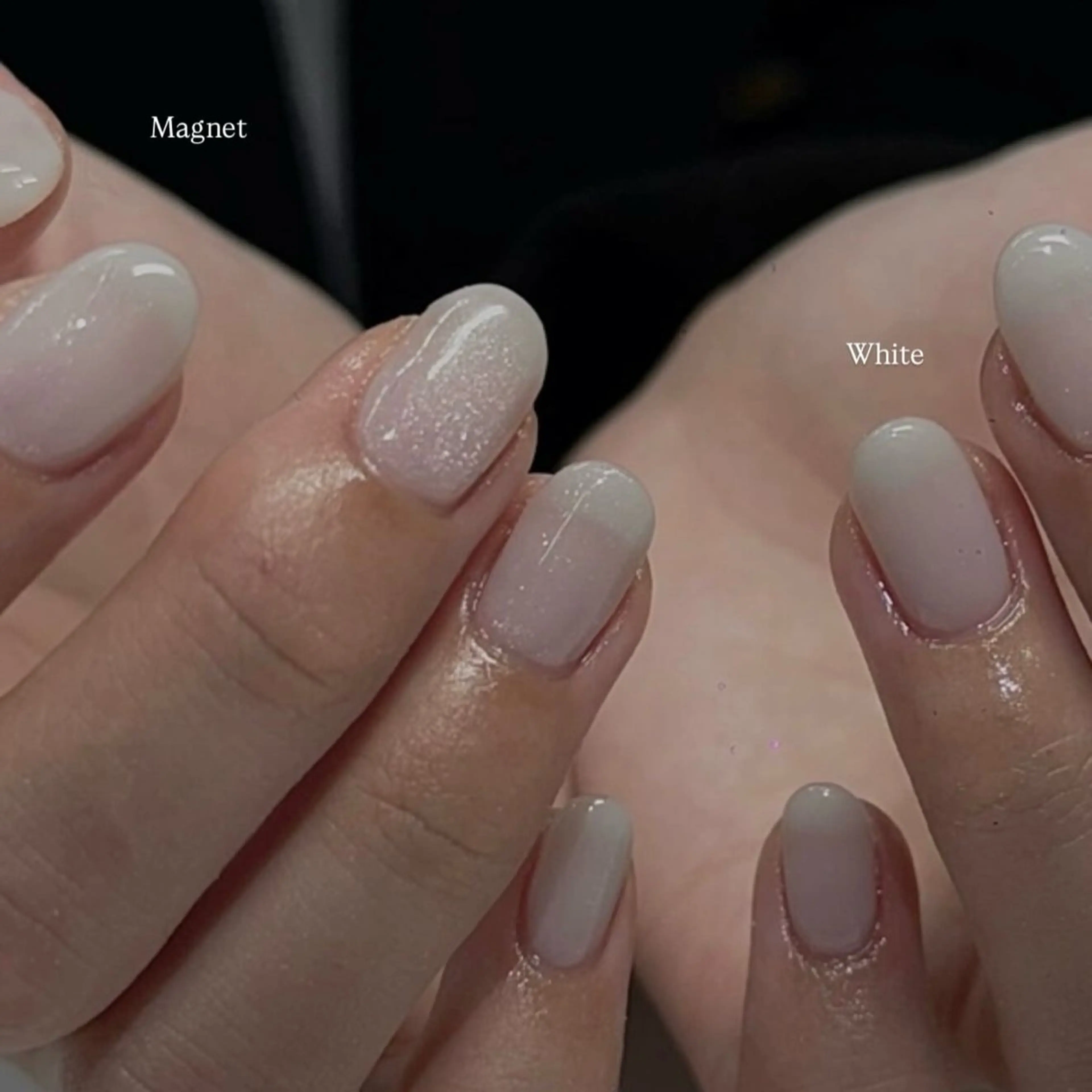 ネイル マグネットネイル シンプルネイル ハンドネイル WOLTOKYO渋谷 lynのネイルデザイン