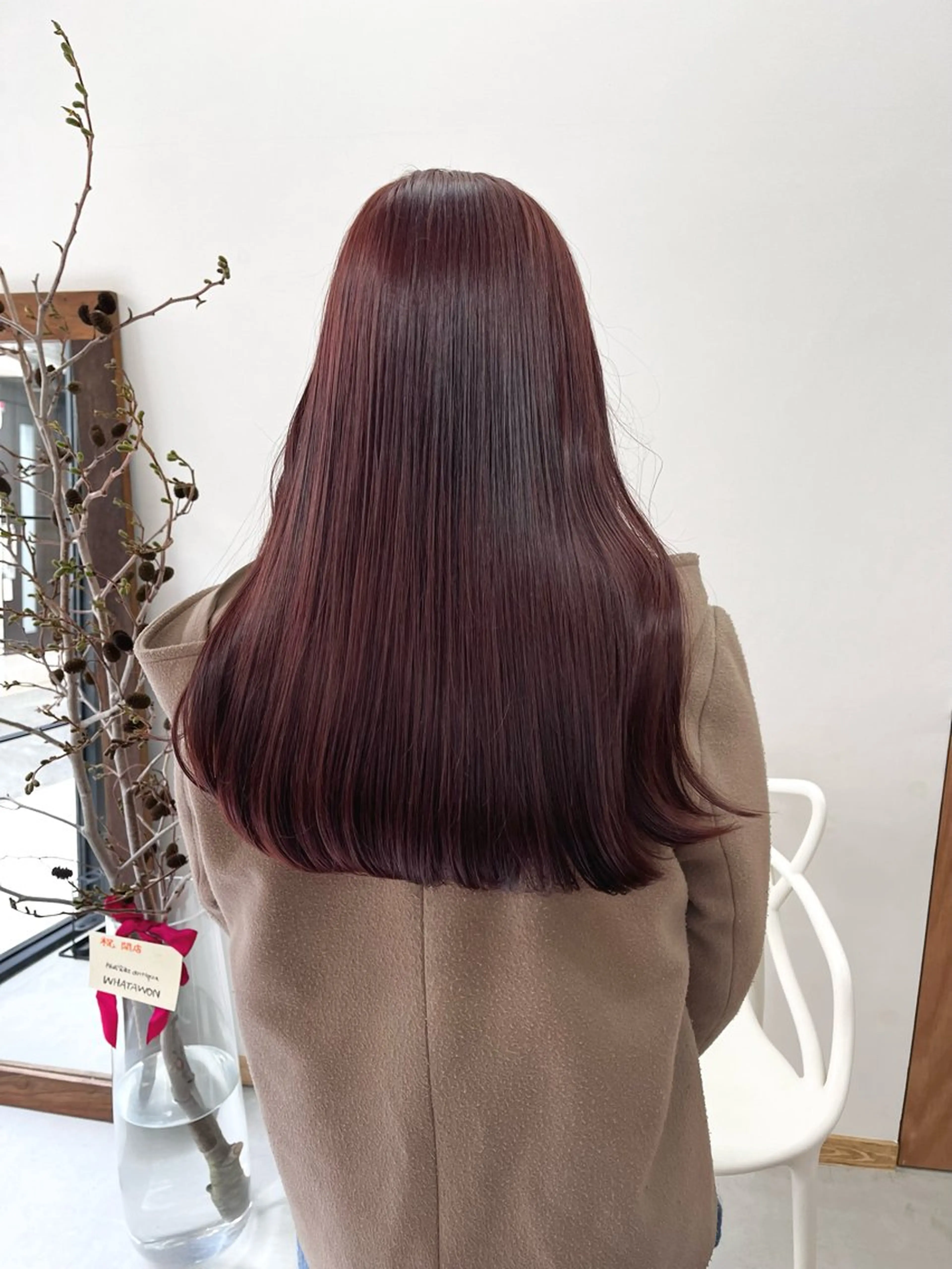 ロング カラー ヘアアレンジ ブリーチ ダブルカラー ラベンダーカラー ブリーチなしカラー ena/ブリーチなし 暖色・ベージュ🎀のヘアスタイル