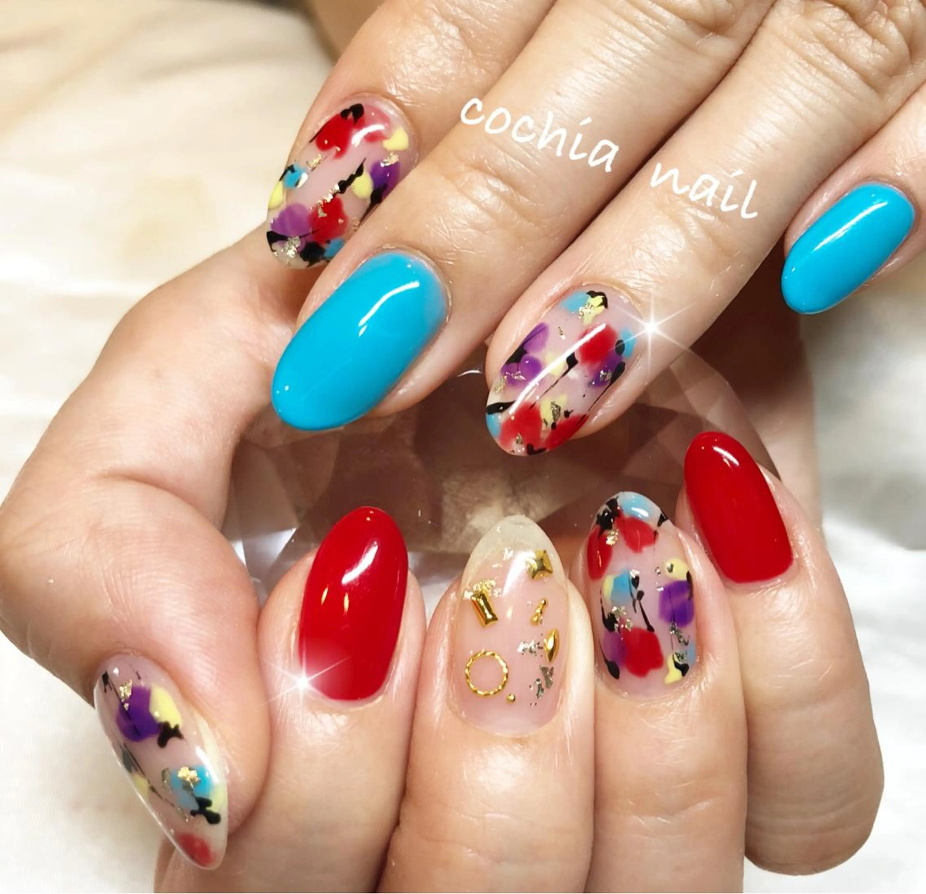 ネイル ハンドネイル ☆Cochia nail☆のネイルデザイン