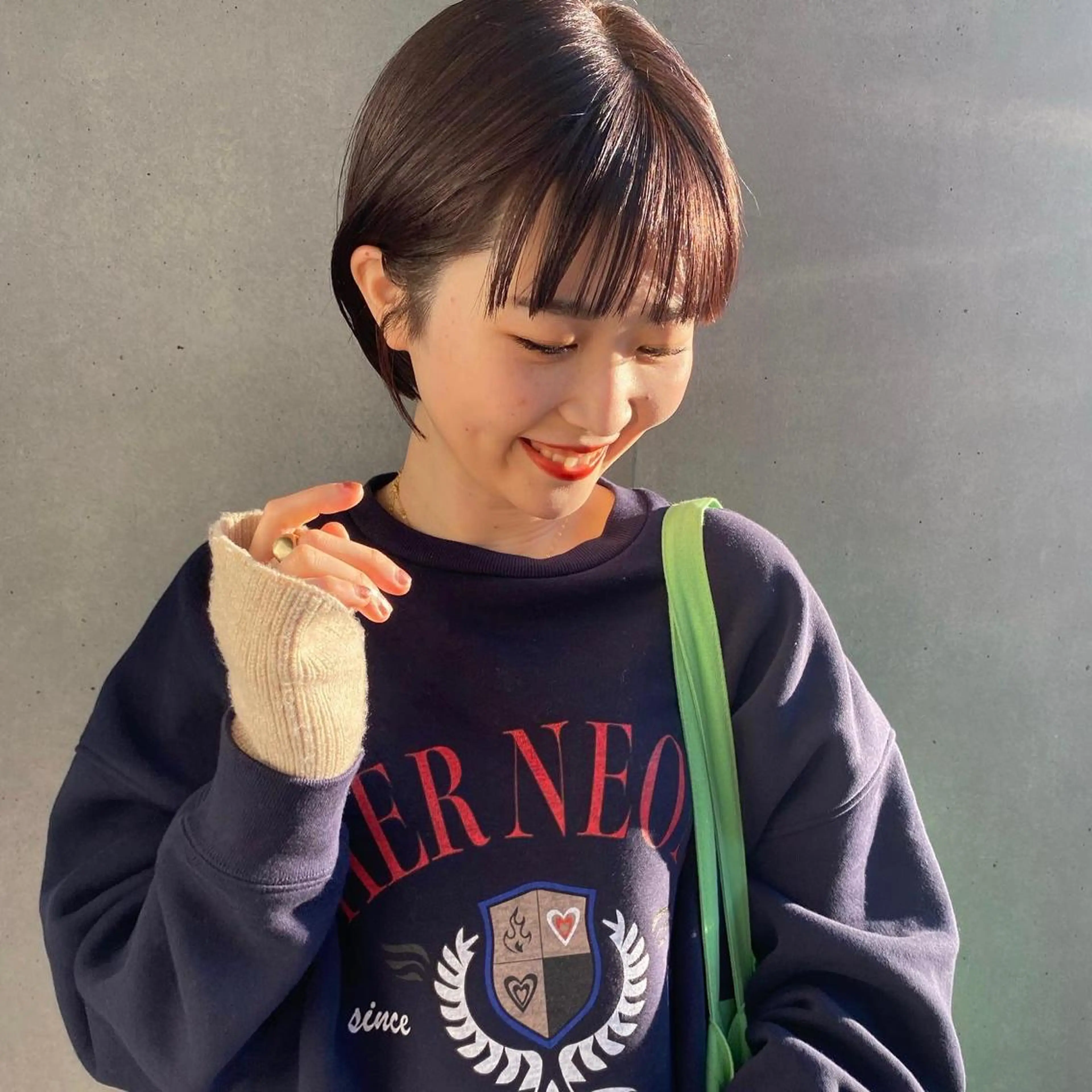 ショート カラー ボブ irwi/イルウィ所属・miku🎀門前仲町 ブリーチ・レイヤーのヘアスタイル