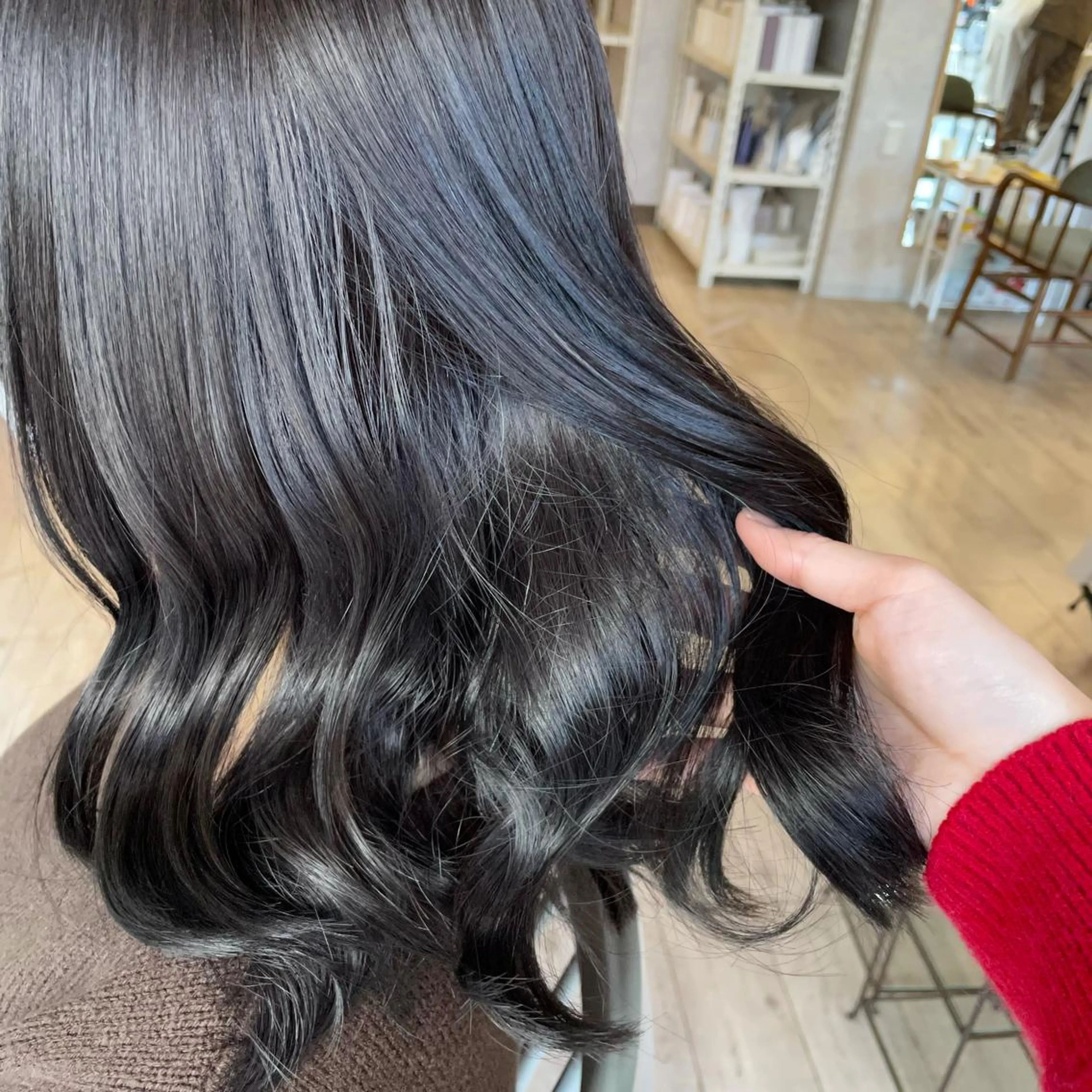 セミロング カラー ヘアアレンジ 🎀ヒシダアキ /taboo🎀のヘアスタイル