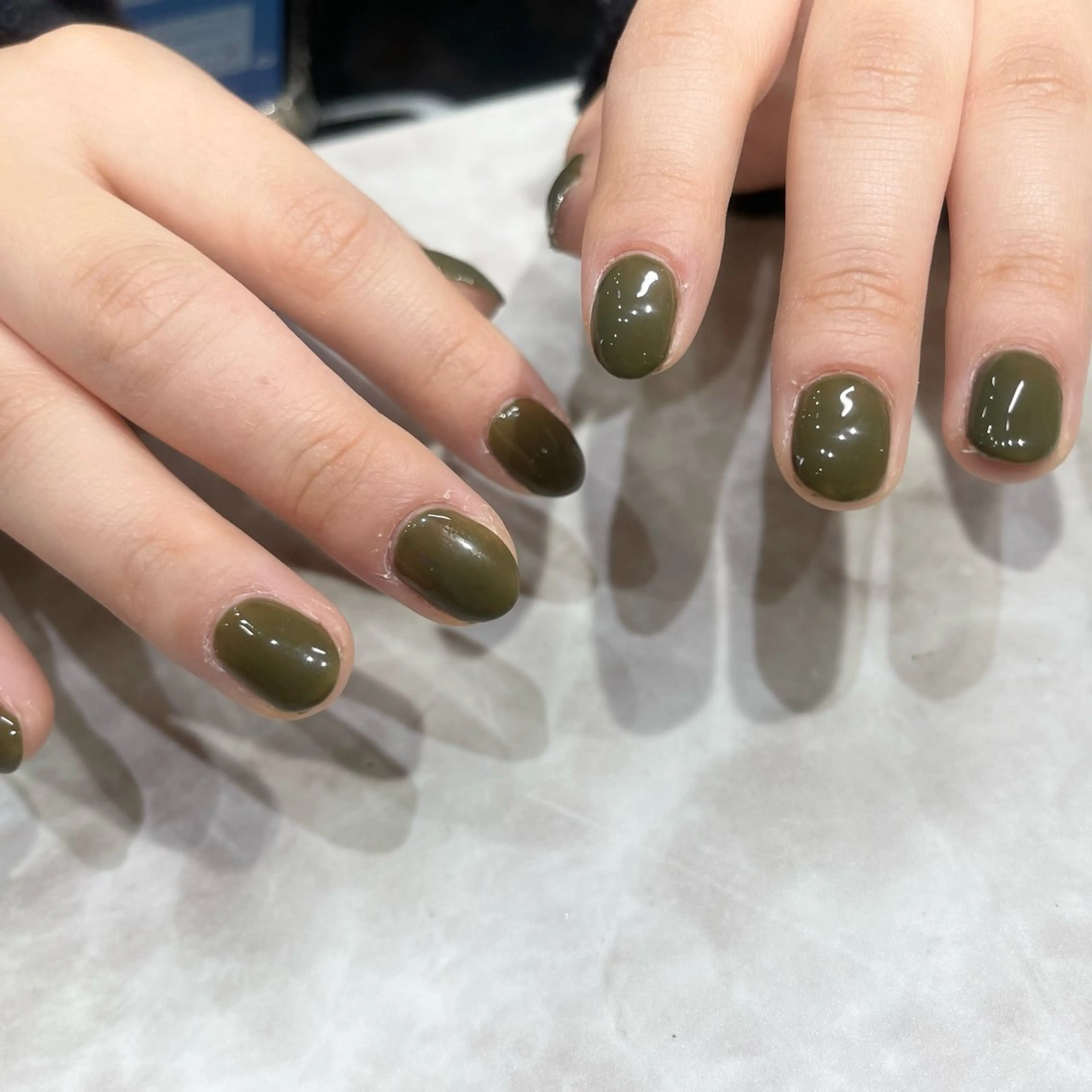 ネイル アートネイル ジェルネイル ワンカラーネイル PlusOnenailsalon所属・粕屋ネイル＆耳つぼ 🫧Natsumiのネイルデザイン