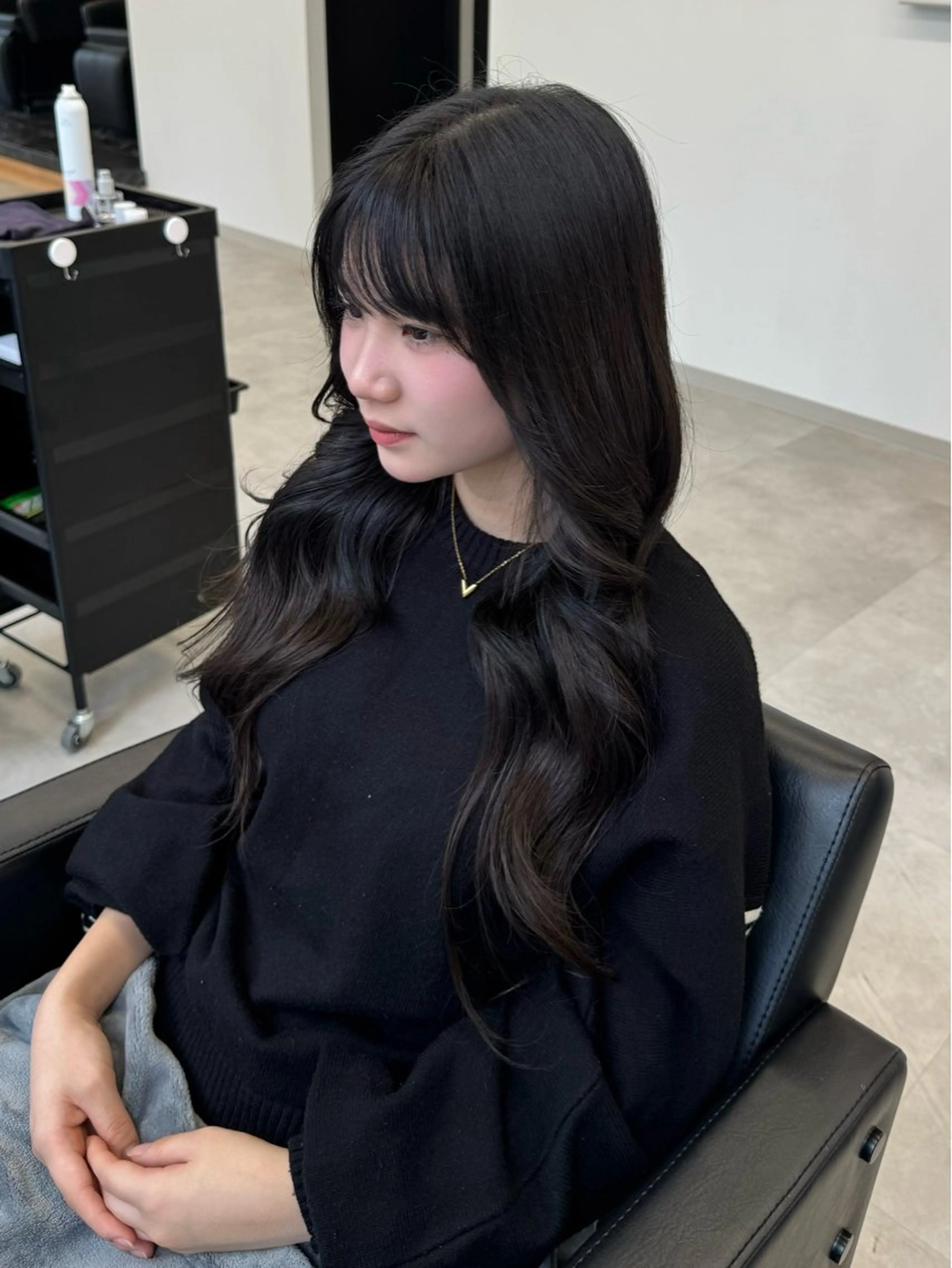 ロング エクステ ハイトーン/ エクステ/KENTAのヘアスタイル