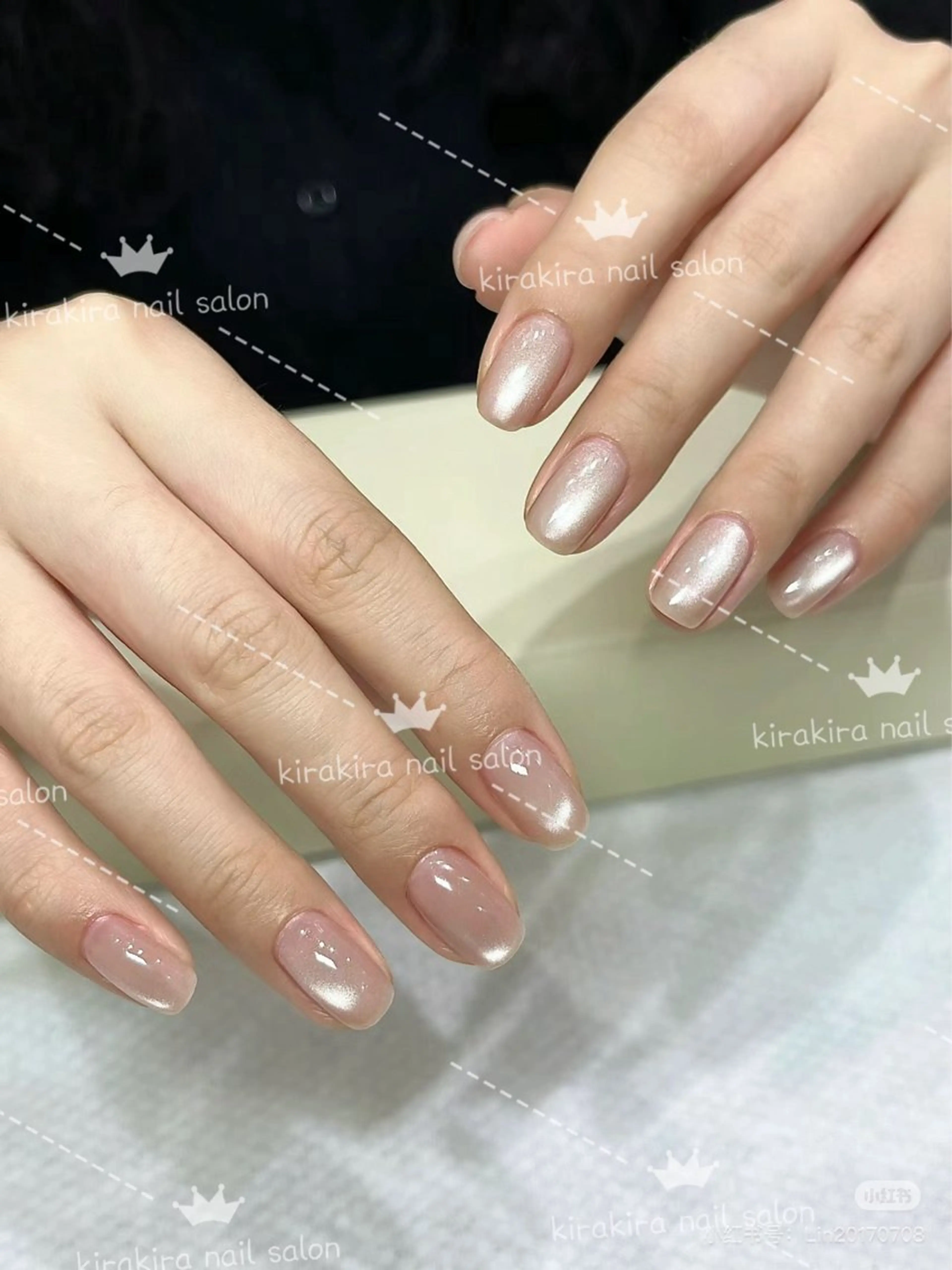 ネイル フラッシュネイル キラキラネイル マグネットネイル Kirakira Nail salonのネイルデザイン