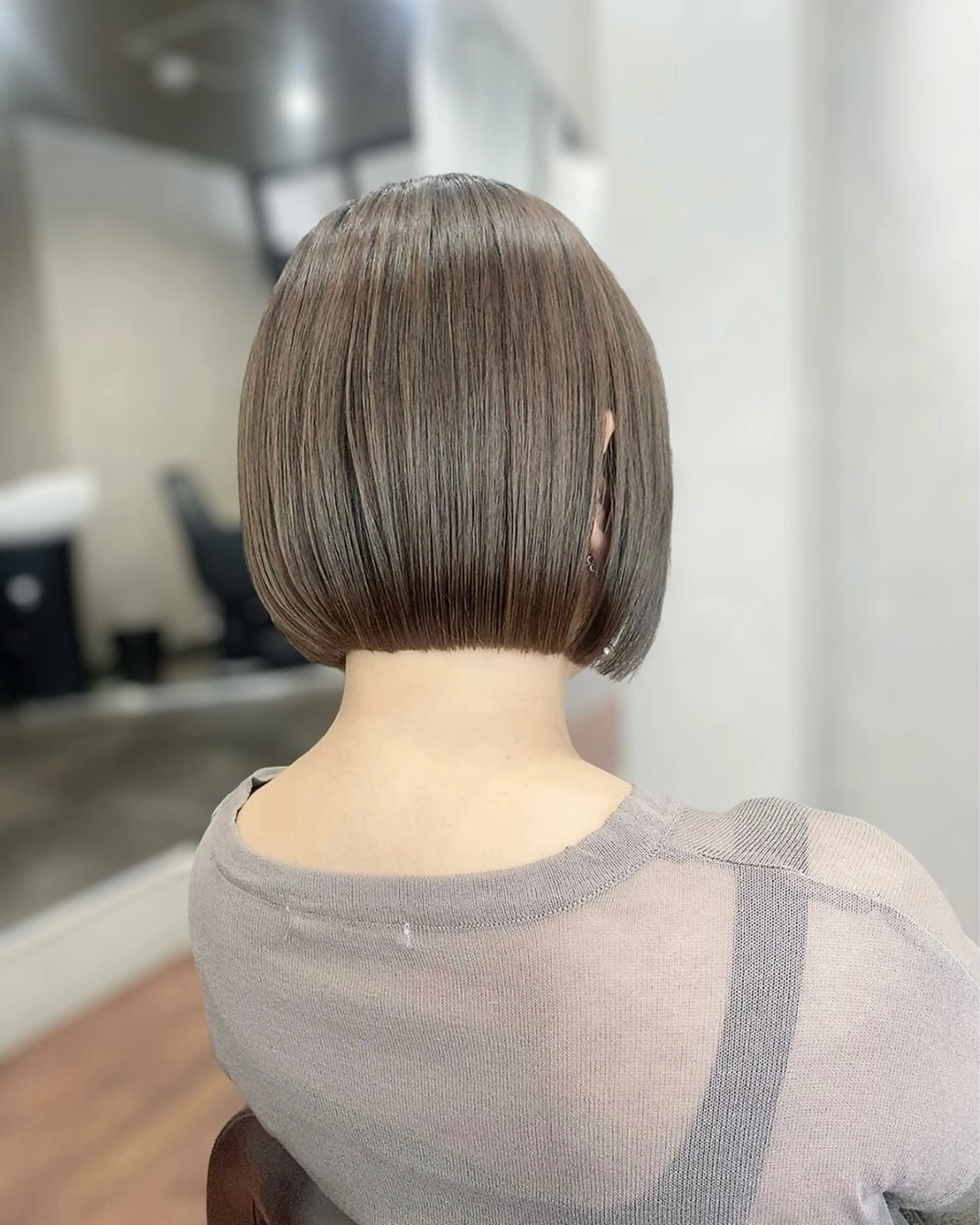 ミディアム カラー ボブ カット ヘアカラー トリートメント _White所属・ＳＨＩ ＺＵのヘアスタイル