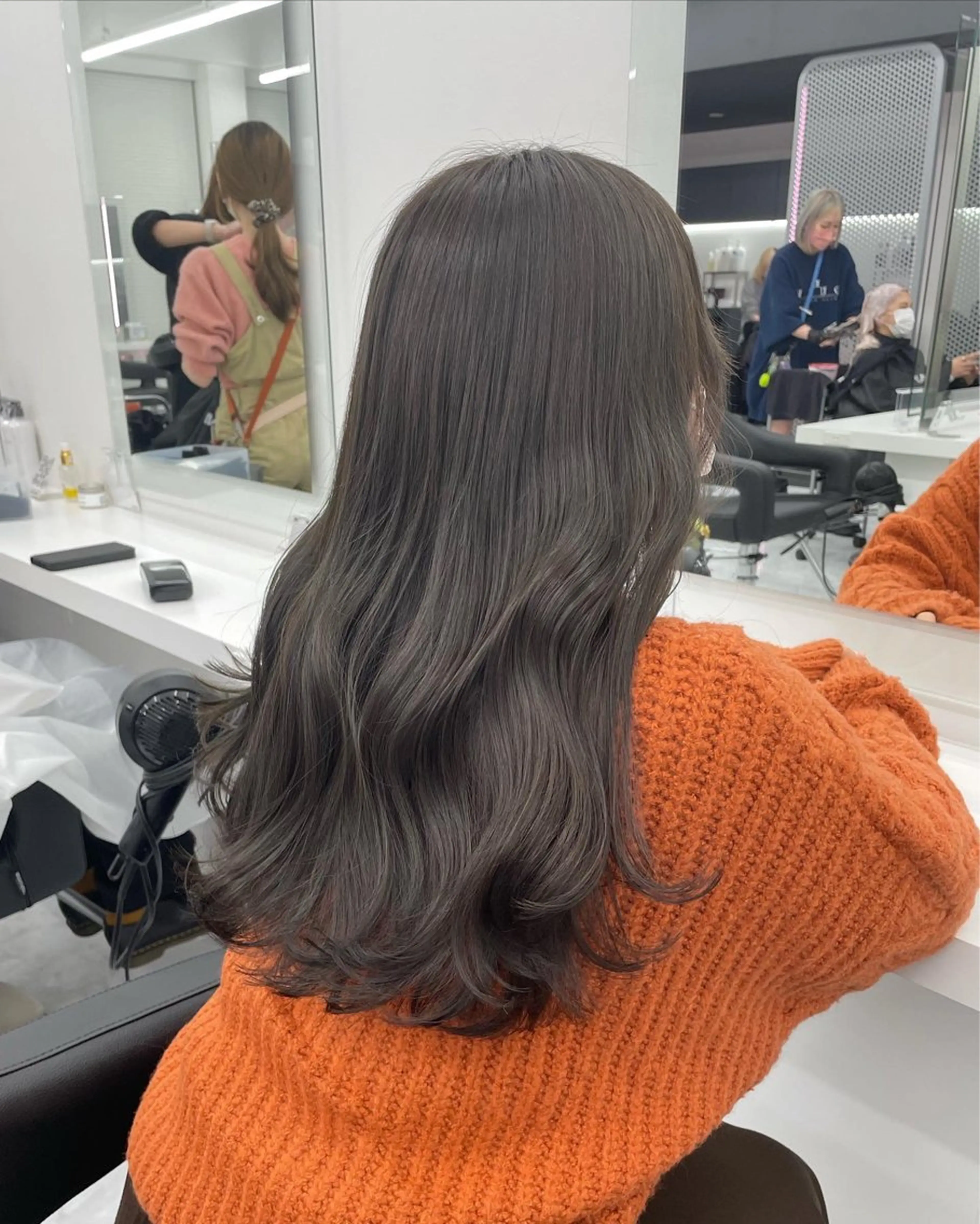 ロング カット ヘアカラー トリートメント ヘアセット GO TODAY SHAiR SALON所属・🤍韓国トレンド ヘア🤍miku🤍のヘアスタイル