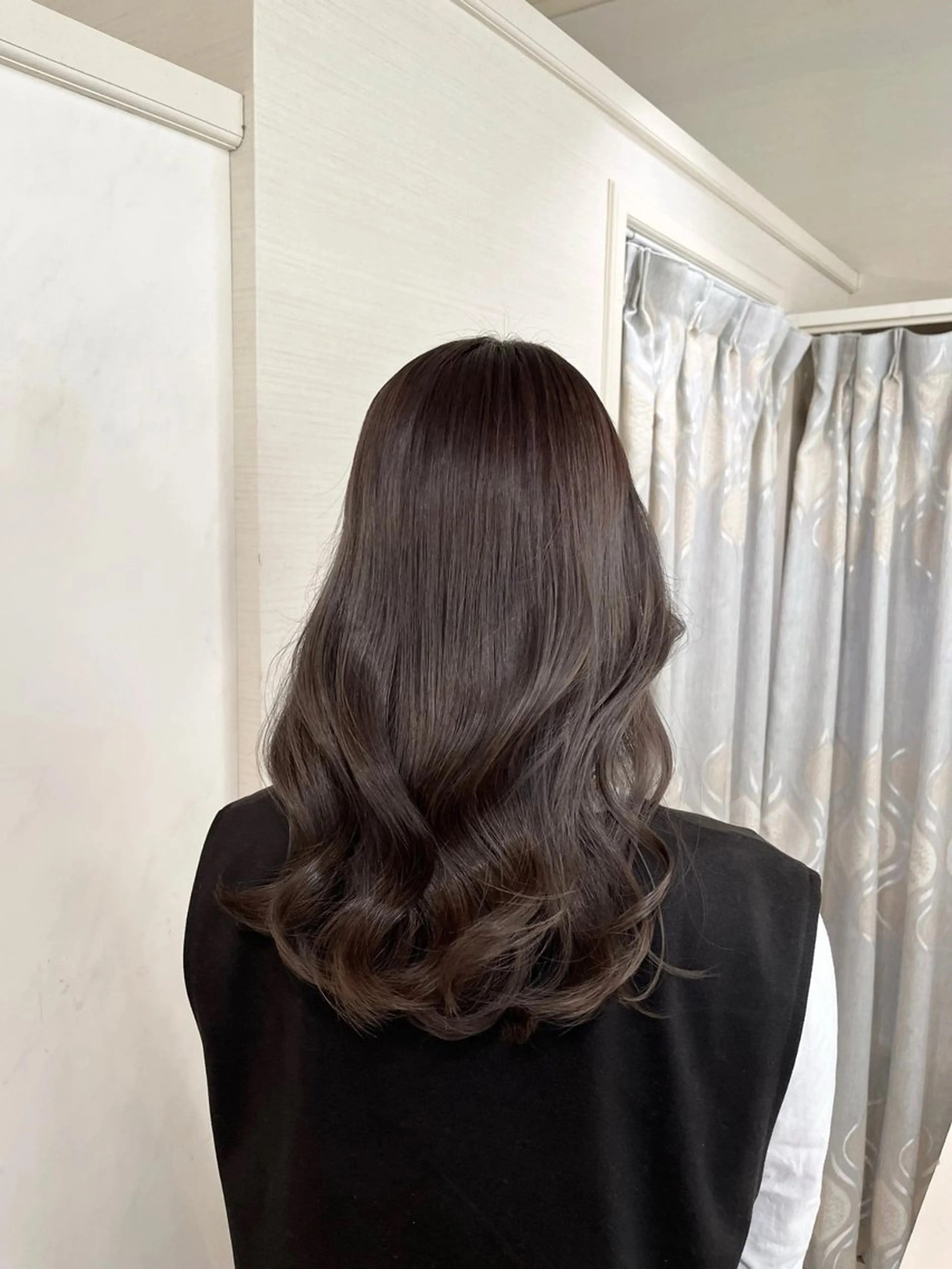 セミロング カラー カラー特化美容師 なかもと たつひろのヘアスタイル