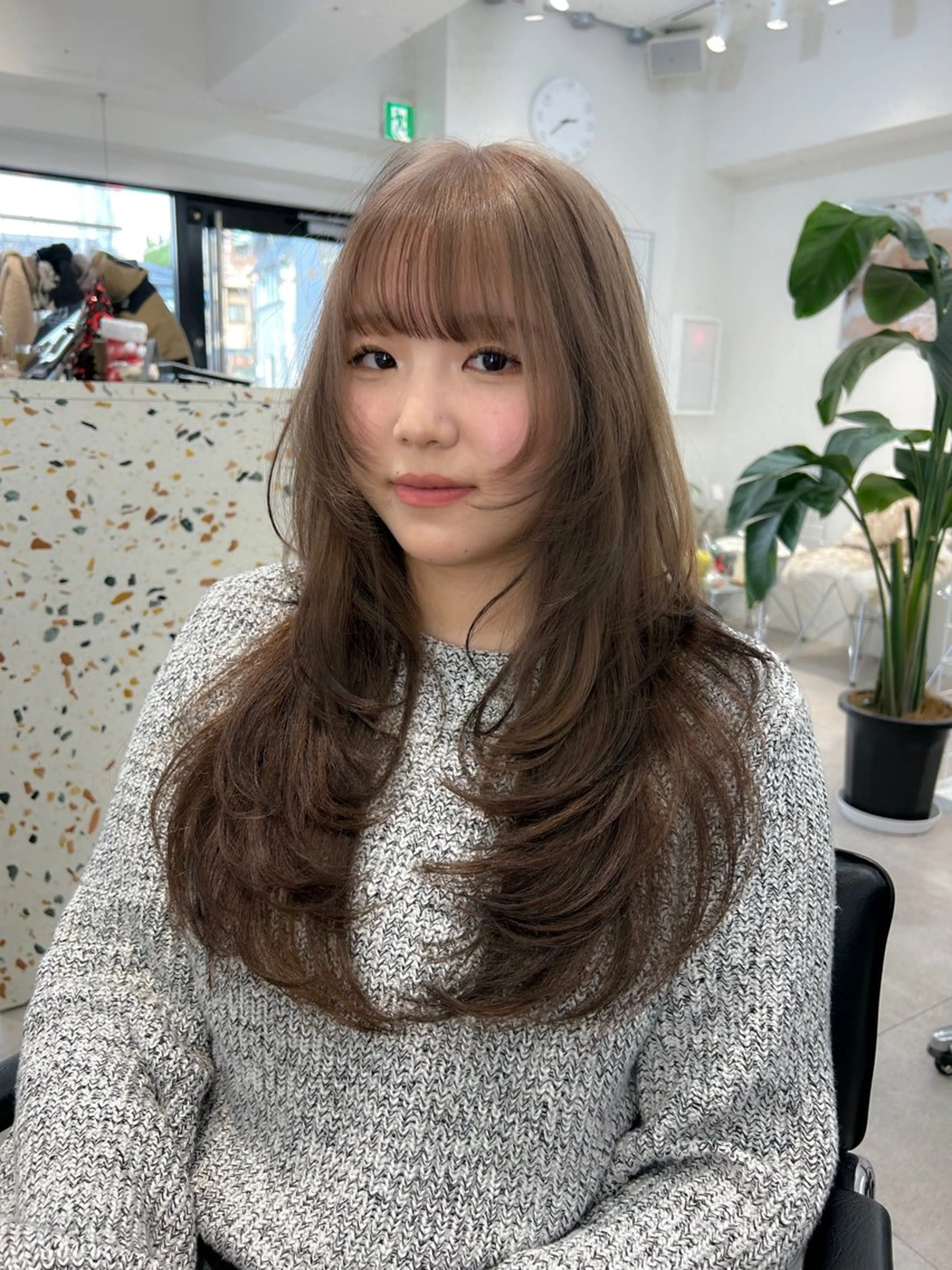 ロング カラー 卒業式ヘアセット🎀 ヘアアレンジのヘアスタイル