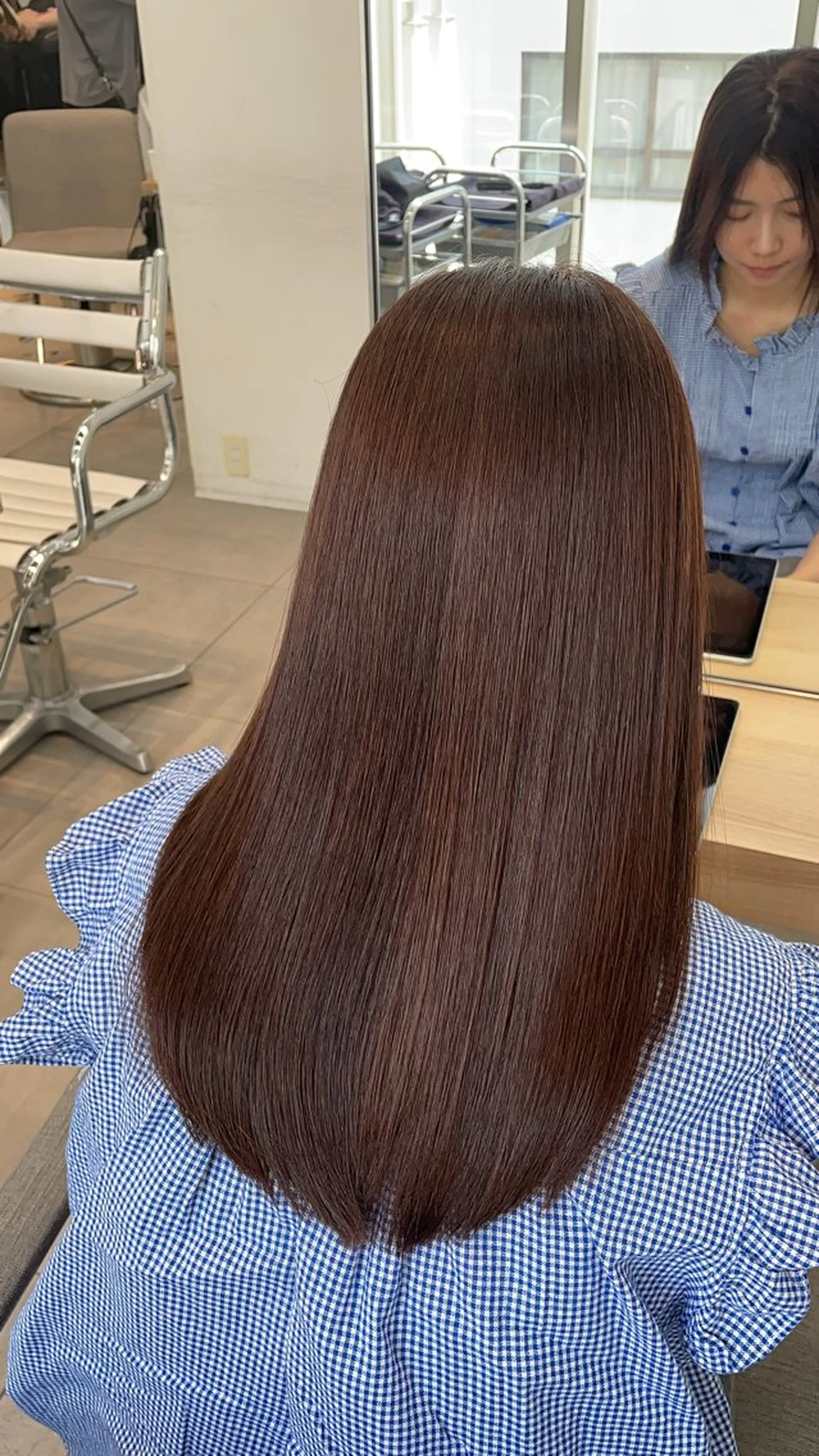 ロング カット 縮毛矯正 トリートメント ヘッドスパ ✨髪質改善✨美髪 矯正🫧小泉のヘアスタイル
