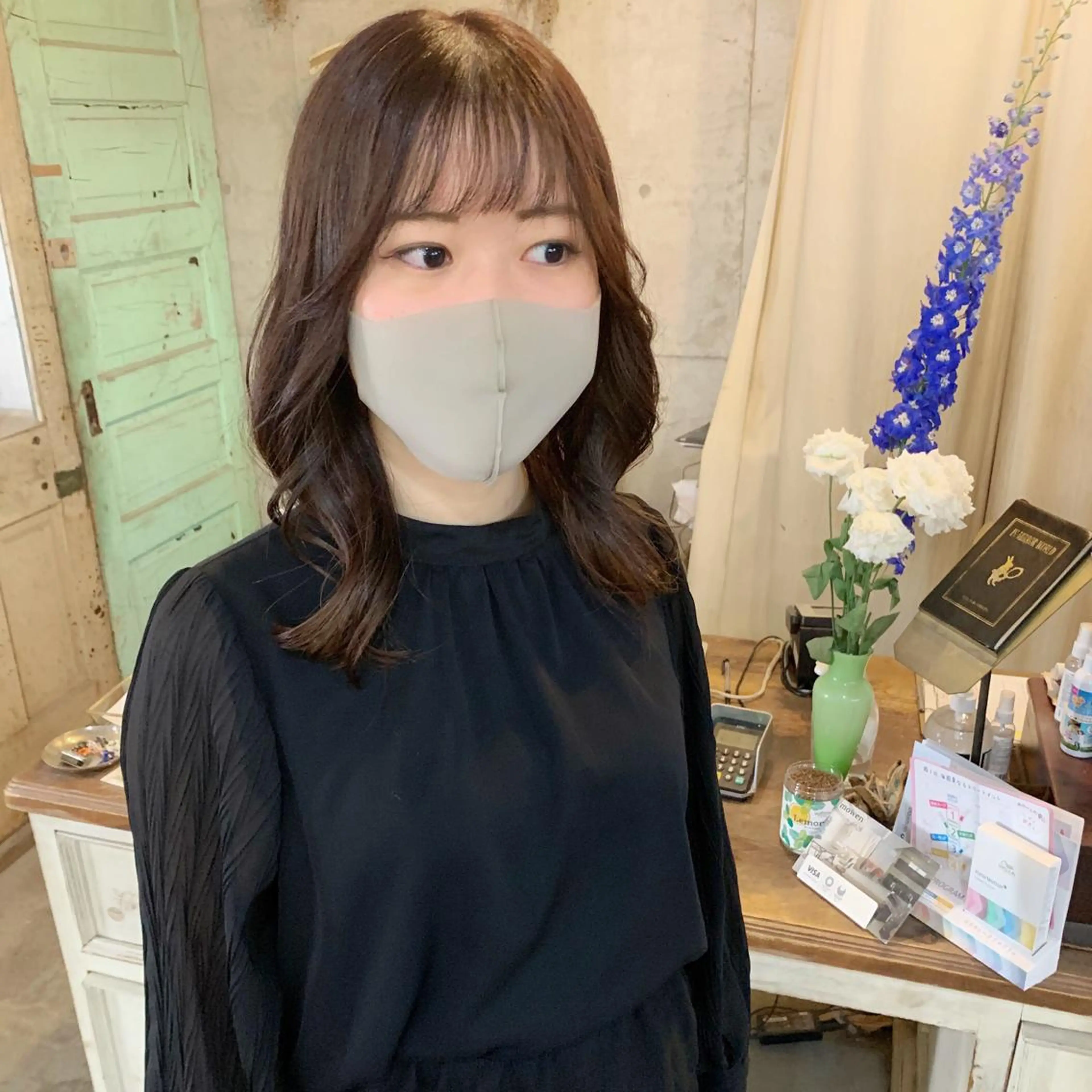 ミディアム カラー kimika🥑 メンズ/髪質改善のヘアスタイル