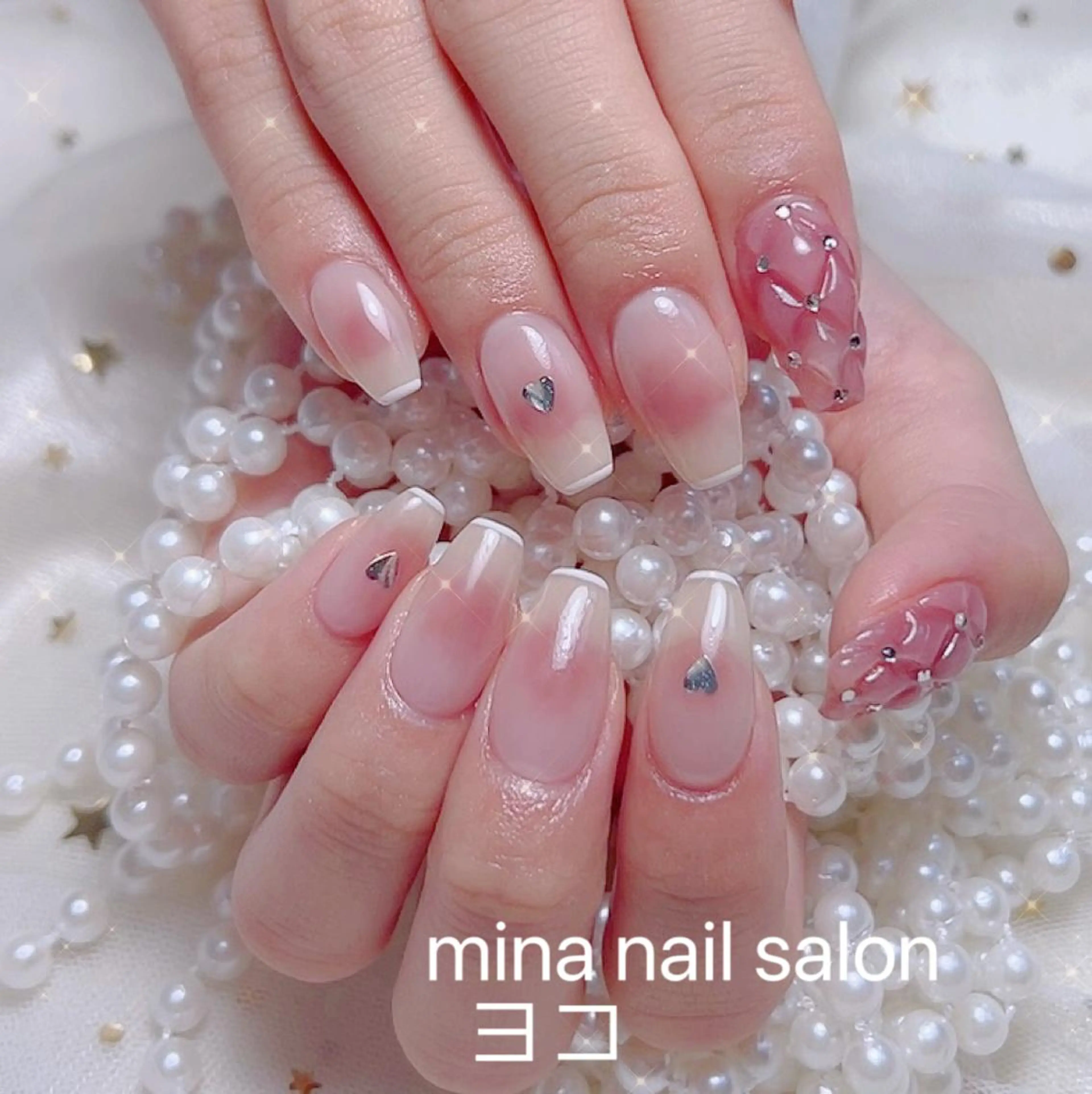 ネイル Mina🧸 韓国風ネイル🎀のネイルデザイン